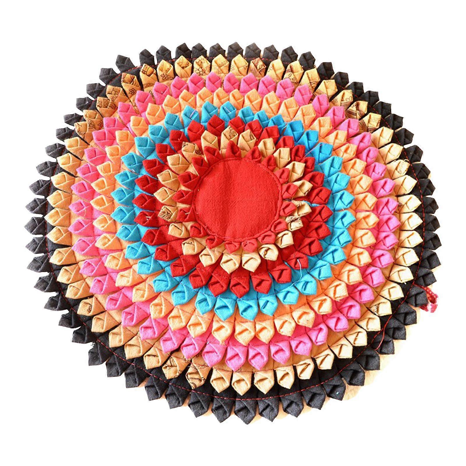 Round Seat Cushion Floor Mat Handmade Floor Seat Mat Tatami