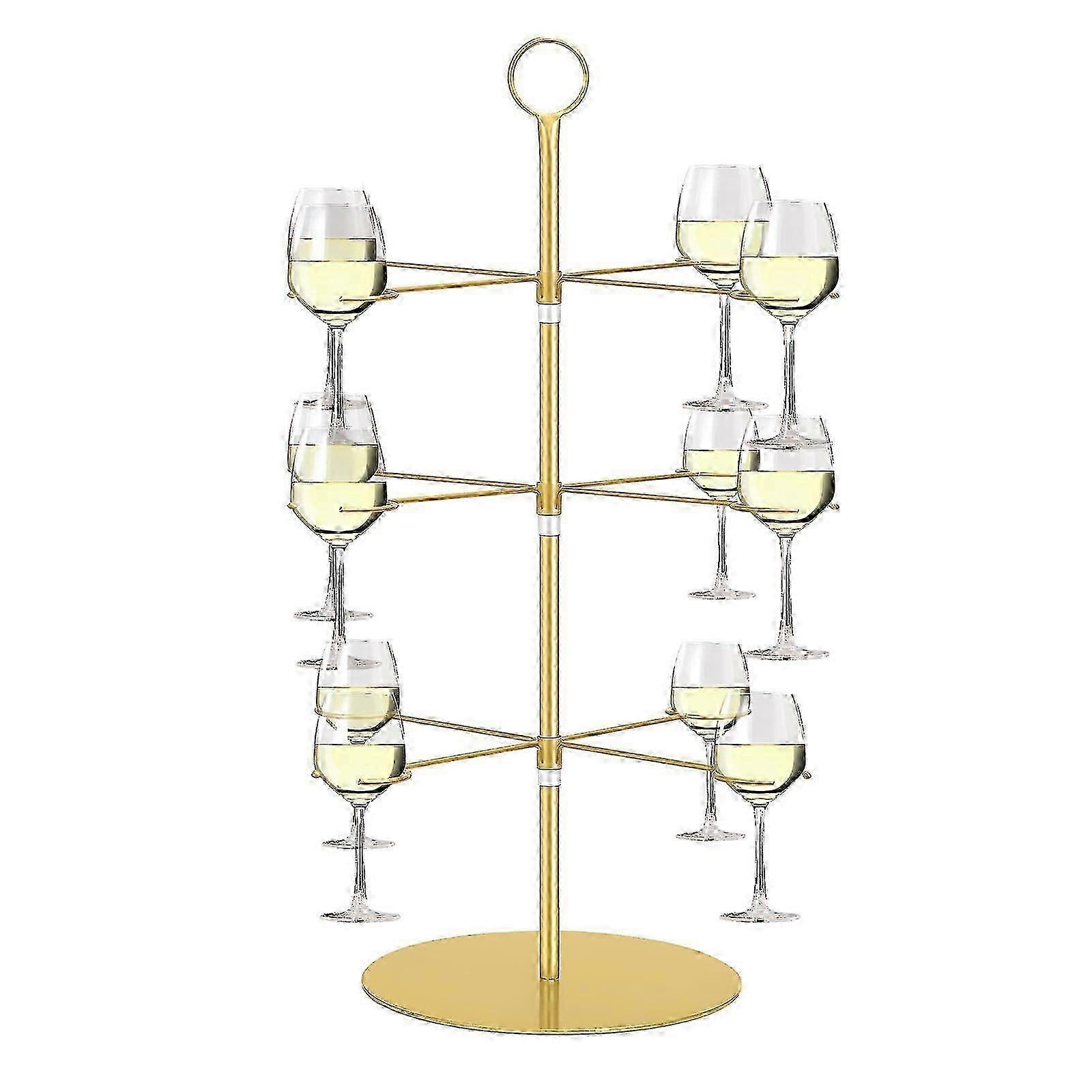 Gold Cocktail Tree Stand For Parties Tasting Display 3-tier 2025
