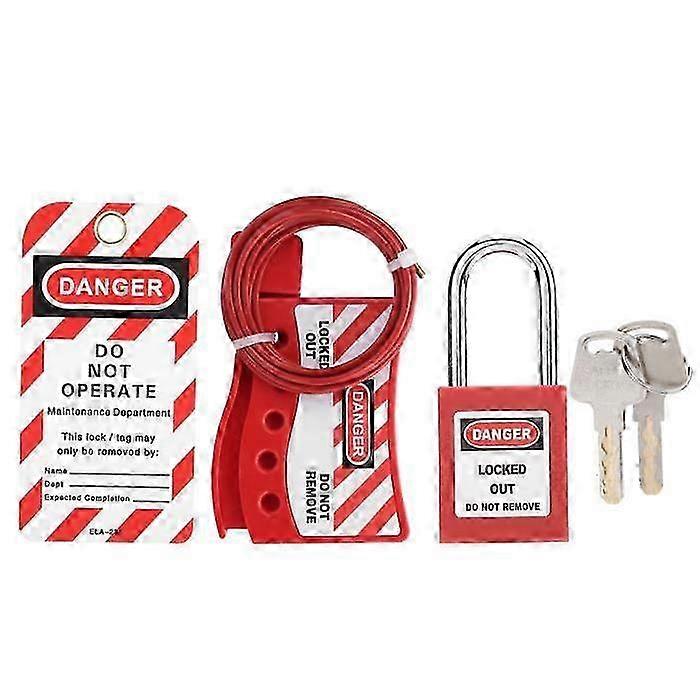 Durable Safety Cable Lock Made of Steel Wire, Ideal for Engineering Applications and Locking Devices