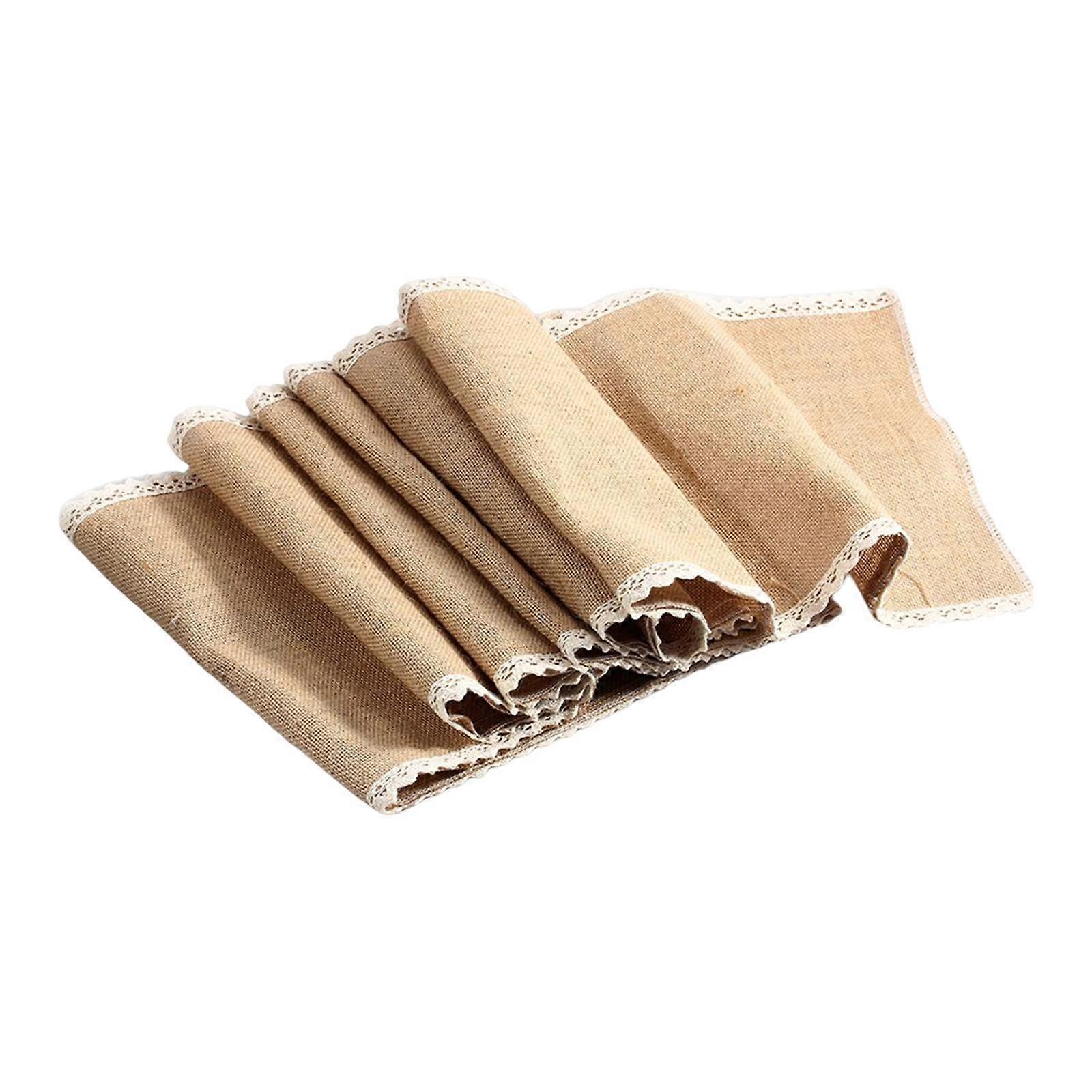 Rustic desk Runner Rectangle Handmade for Banquet Wedding Decor