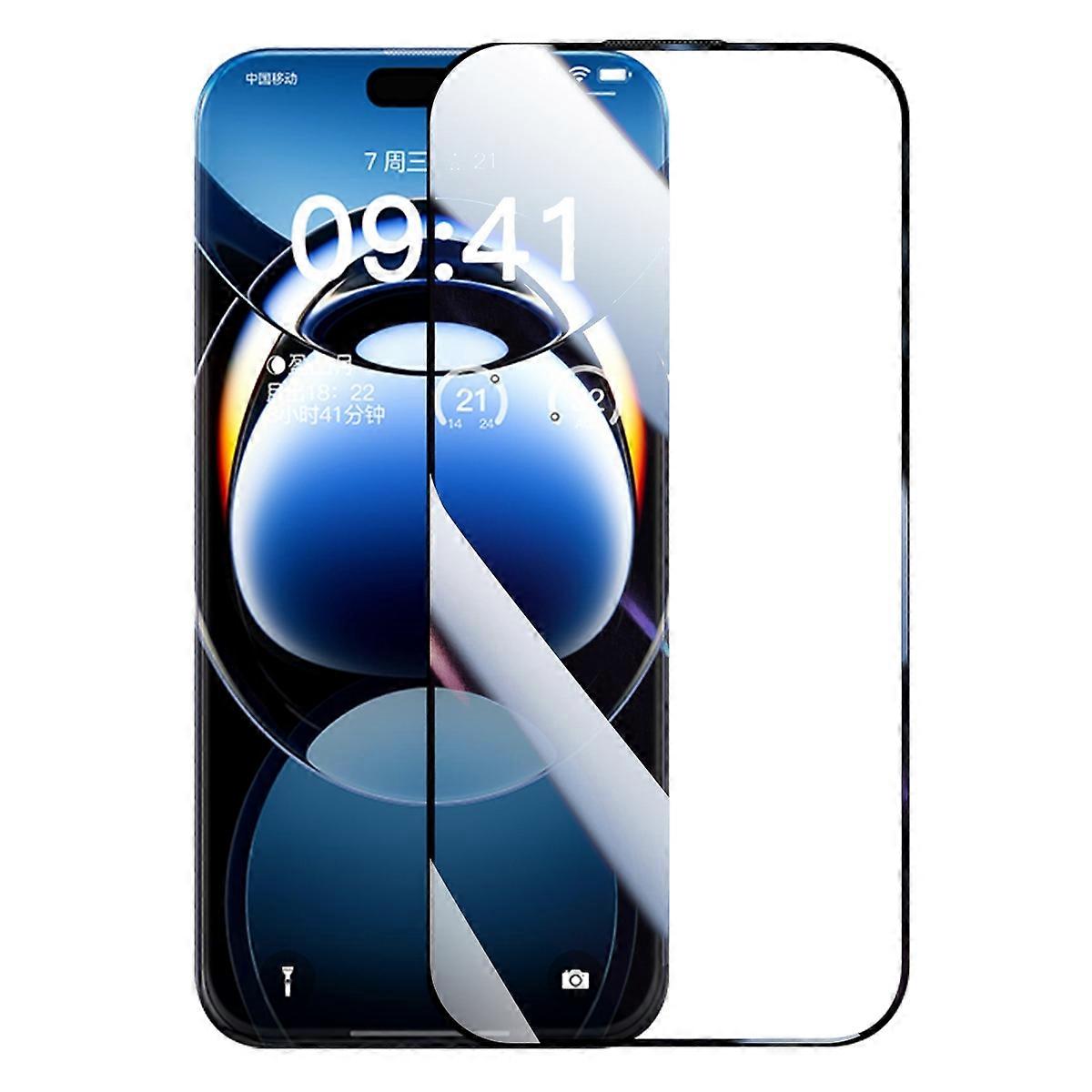 BASEUS Corning Series for iPhone 16 Pro Max HD Full Screen Protector Hot Bending Corning Gorilla Gla