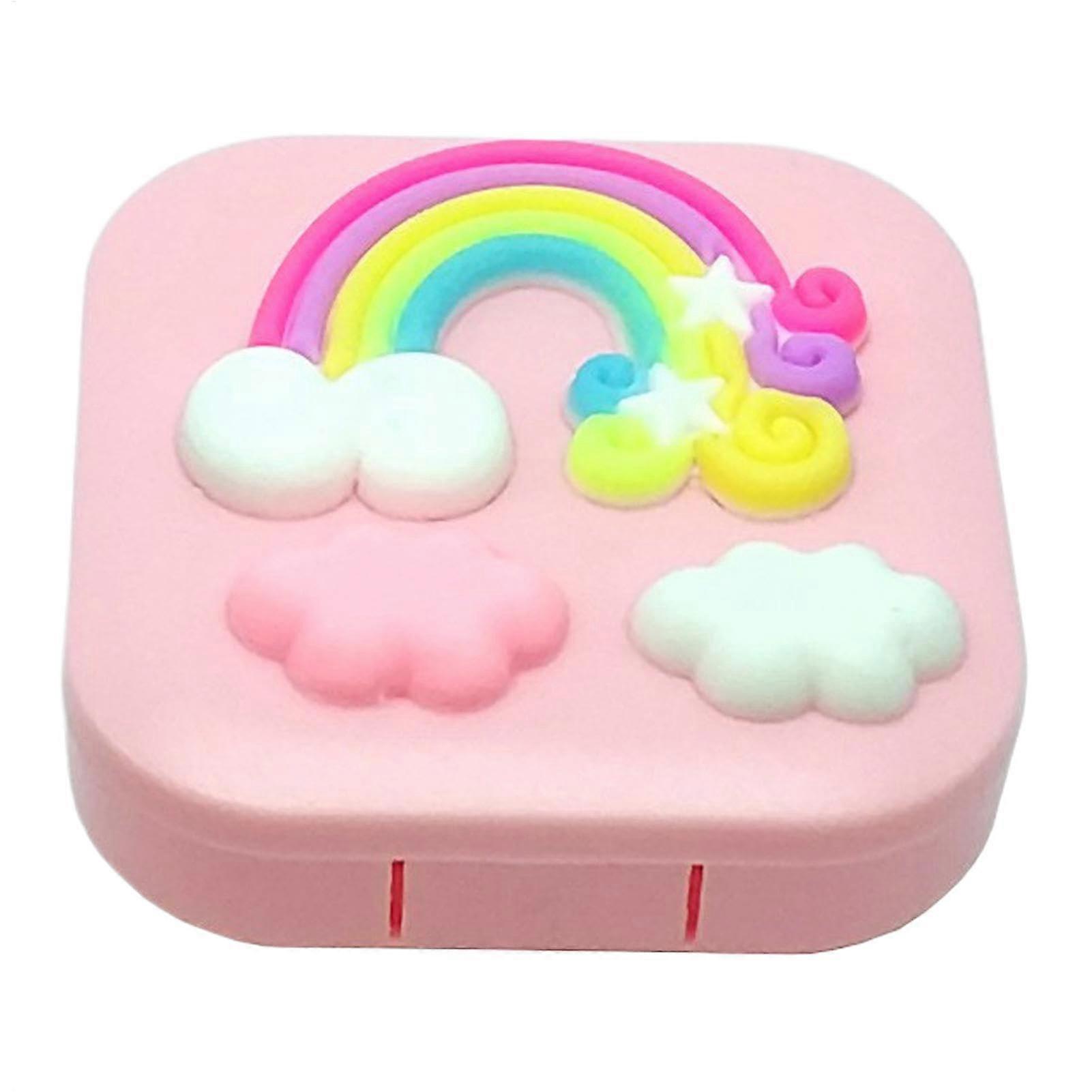 Tooth Fairy Box  Baby Teeth Keepsake  Rainbow Tooth Holder  Cloud Storage