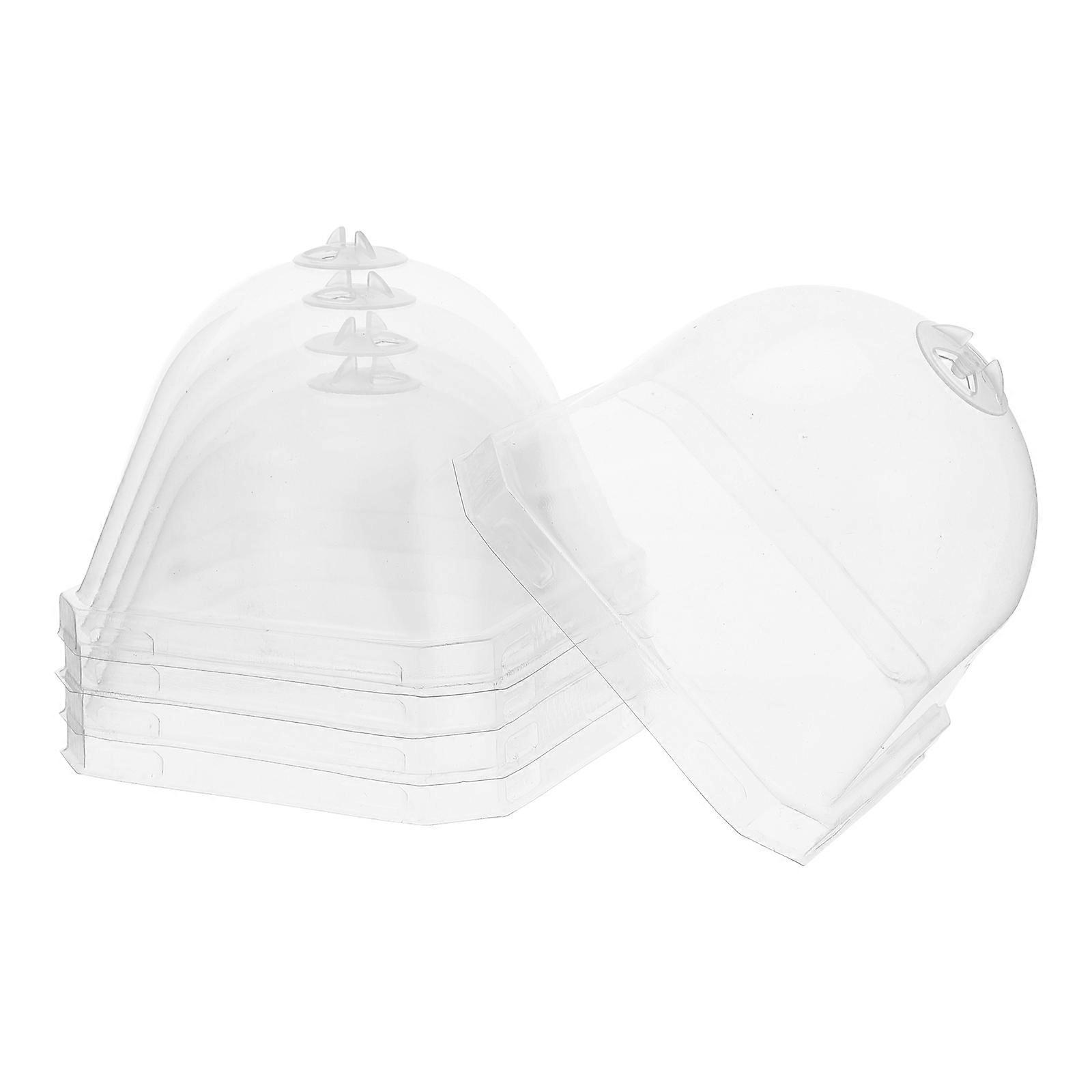 Plastic Humidity Dome for Seedlings – Transparent Cloche Cover with Air Vent for Frost Protection and Optimal Growth