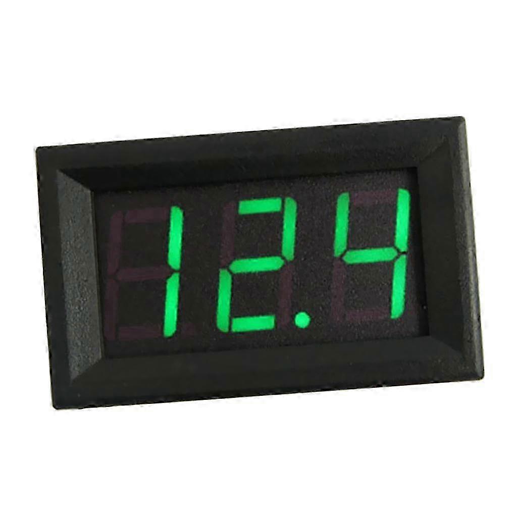2025 2x DC 30V 3 Wire LED Digital Display Panel Volt Meter Voltmeter Car Motor PICK