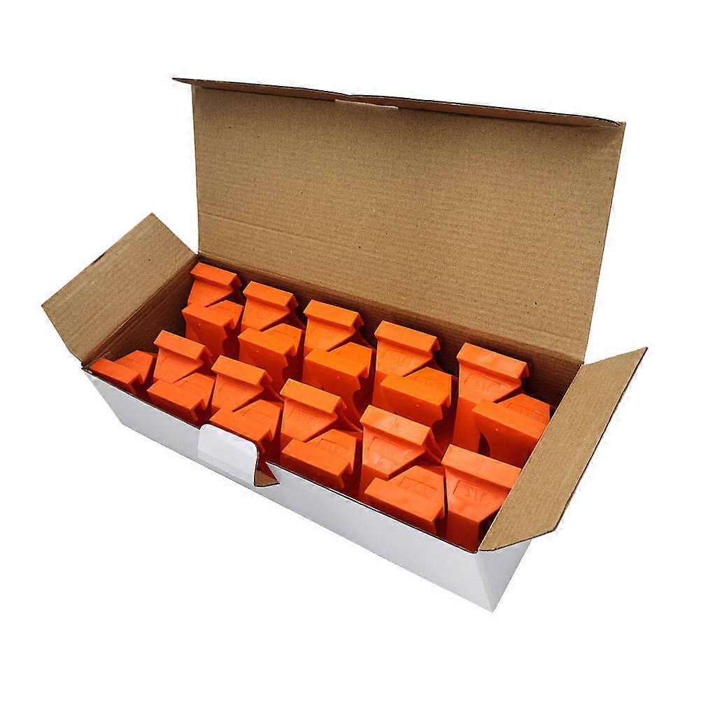 Orange Floor Installation Spacers Kit for Made of Durable ABS with 20 Pieces