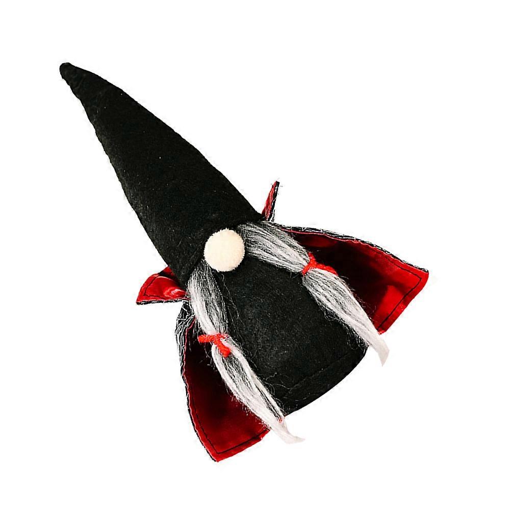 Party Decorations Gnome Doll 25X7X7CM Black Halloween Theme Design Window Display Photography Prop 1Set