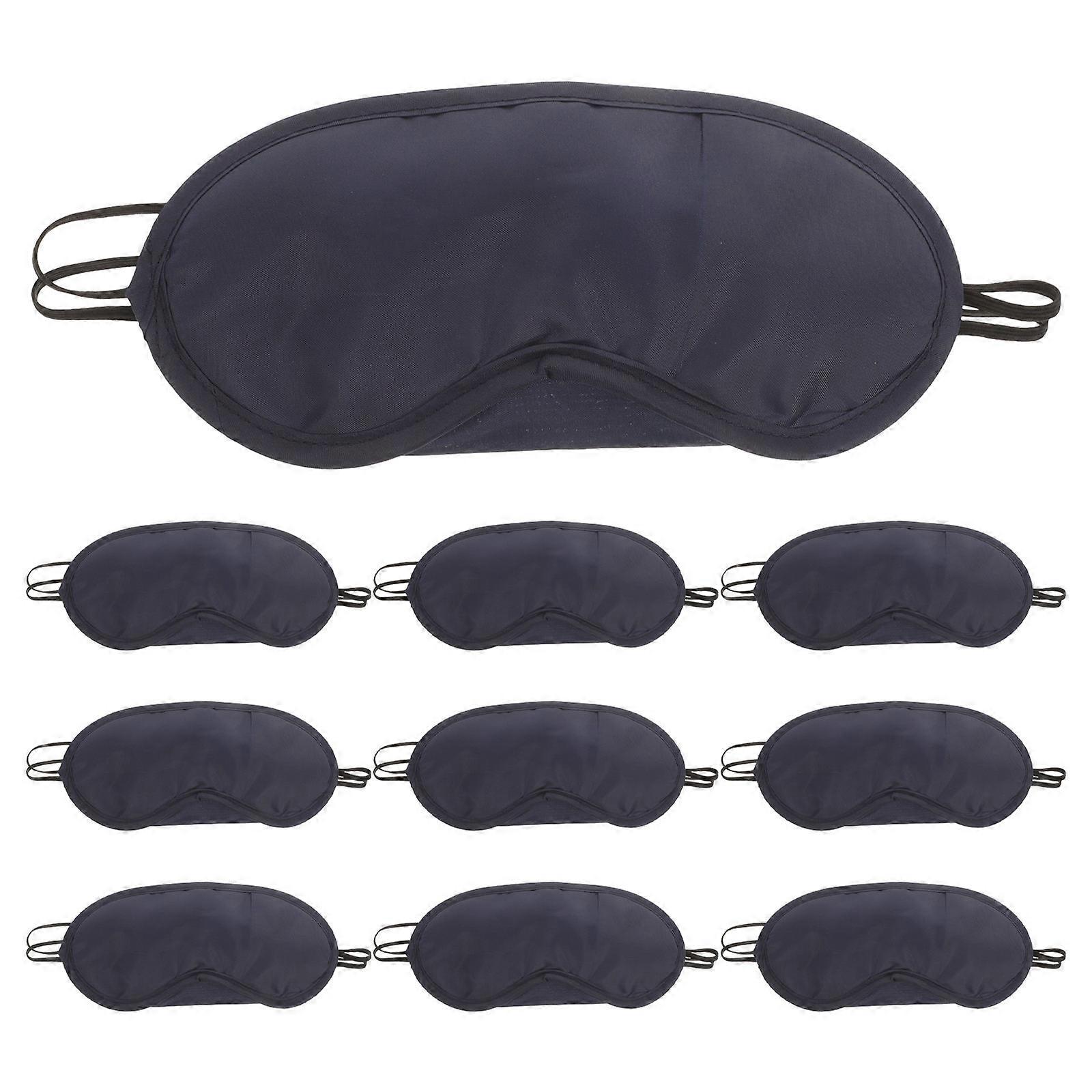 20pcs Lightweight Portable Sleeping Masks Polyester Eye Covers for Travel Home Contoured Fit Light Blocking Comfortable Breathable for Teens