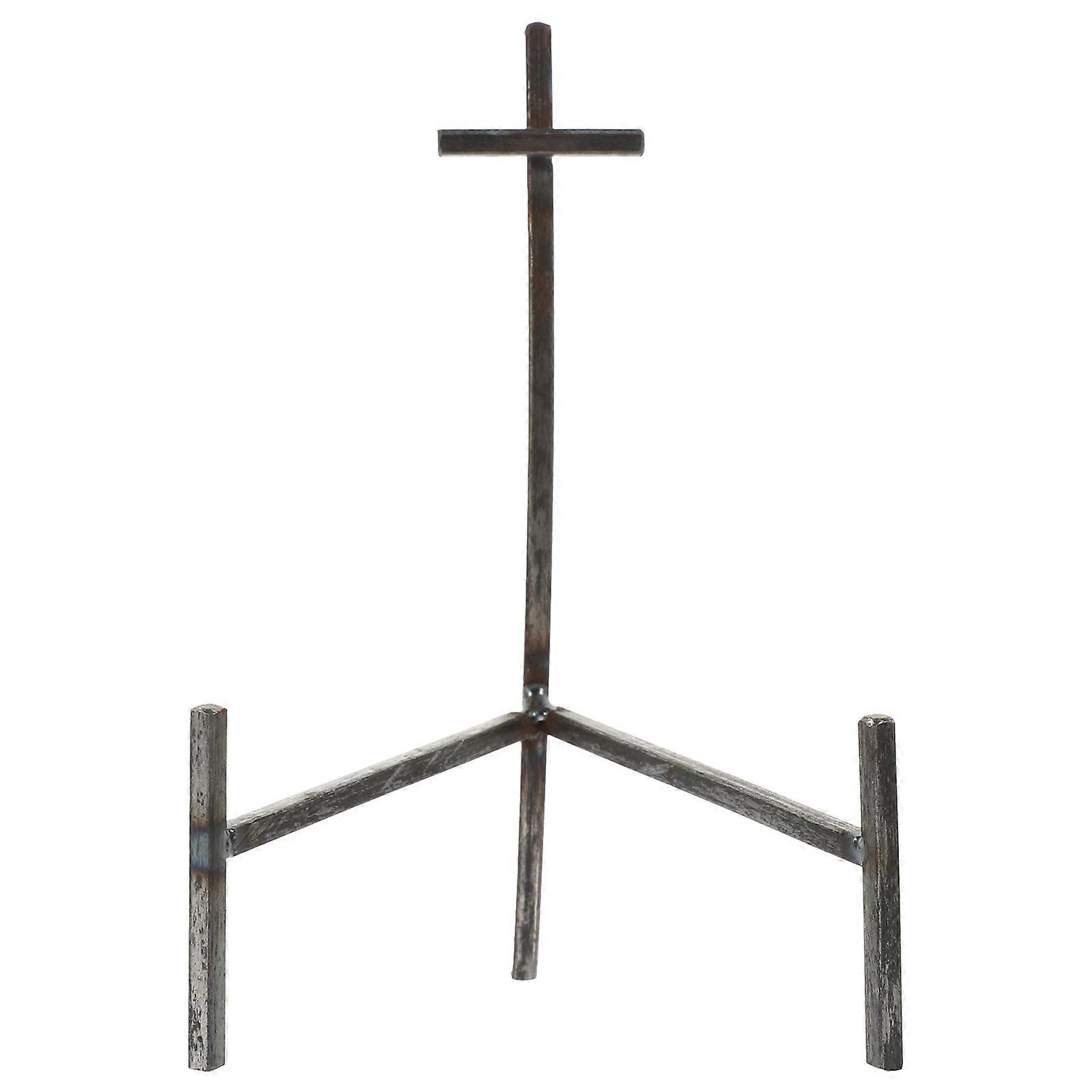 Iron Display Rack Plate Display Stand Office Decor .50X10.00X9.00CM Photo Display 1 Piece