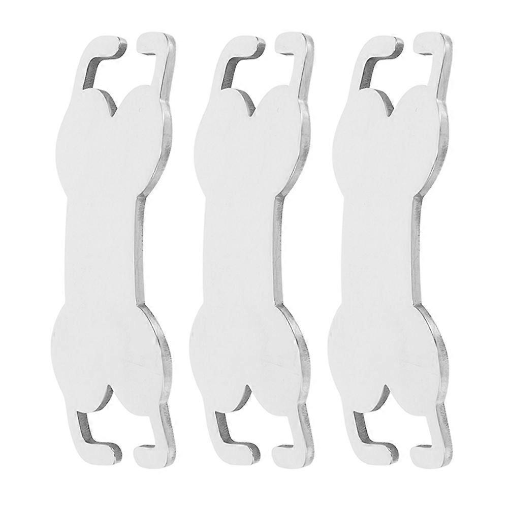 Dog Name Tag Pet Identity Name Tags Shaped Lost Prevention For Pets 3Pcs