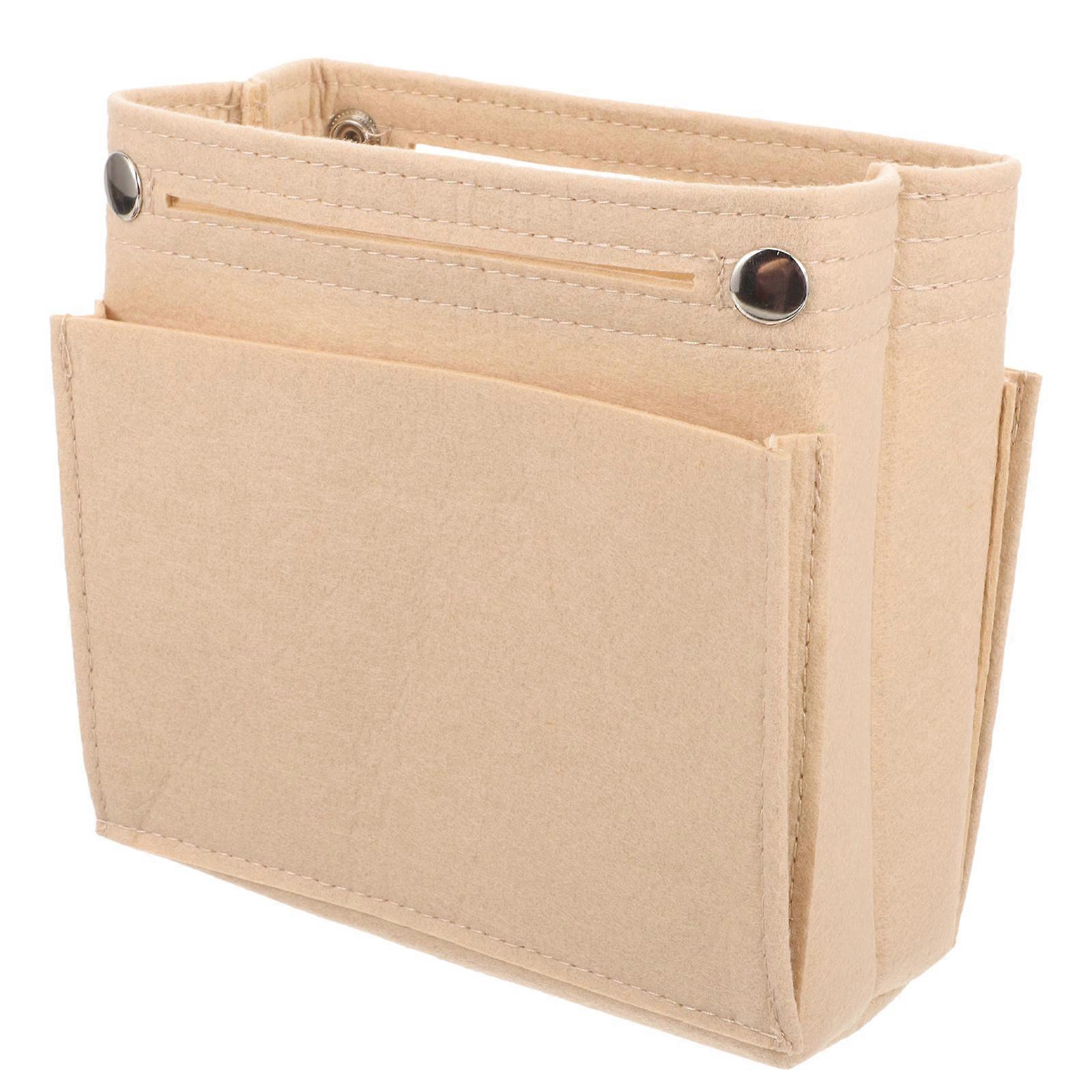 Purse Organizer Insert Small Handbag Purse Insert Hand Bag Insert Organizer Purse Felt Insert For Travel Rectangular 1Pcs