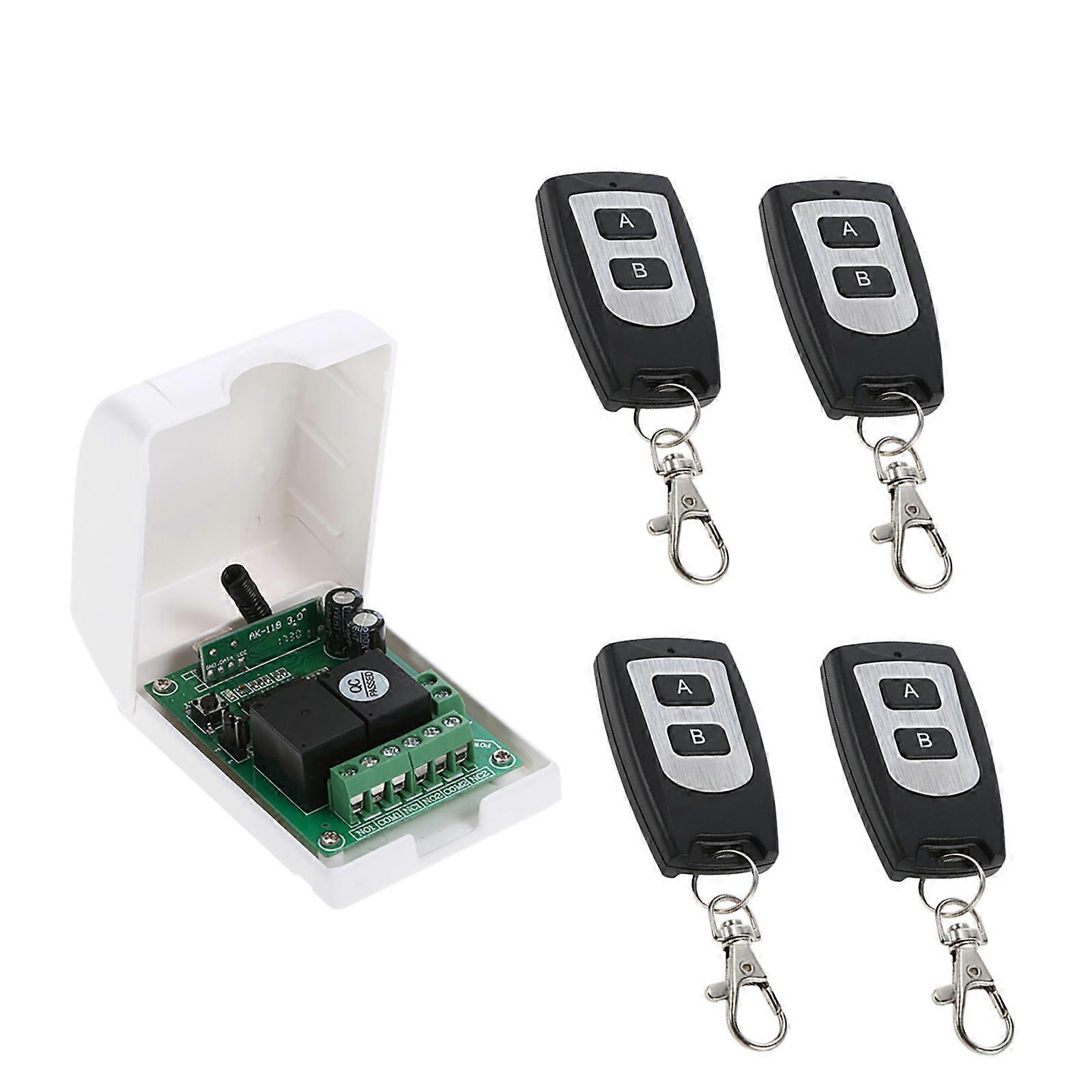 Smart home wireless remote control switch learning coding, long distance of 50M