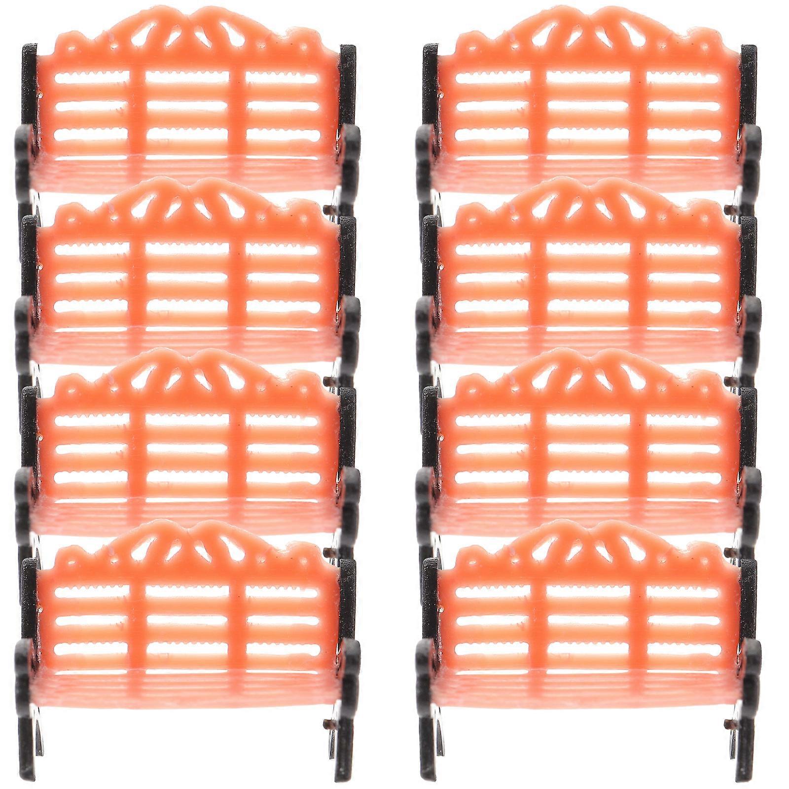 مجموعة أثاث منزلي صغير دعائم التصوير الفوتوغرافي لعبة أثاث مقاعد البدلاء متعددة الألوان 1.5X1X0.5CM 10 قطع