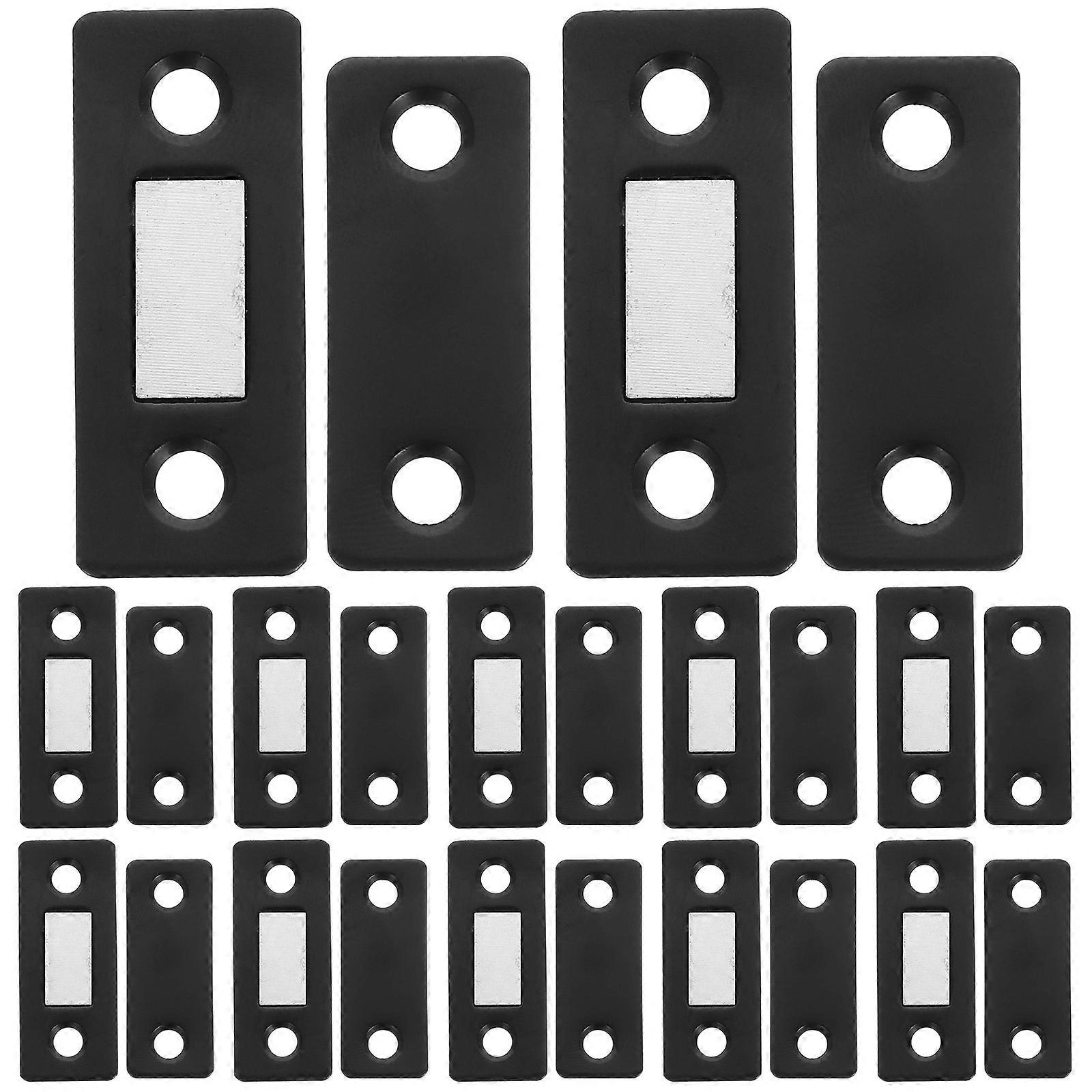 Magnetic Cabinet Catch Adhesive Magnet for Sliding Doors Rectangular Shape Daily Use Homeowners 12 Set