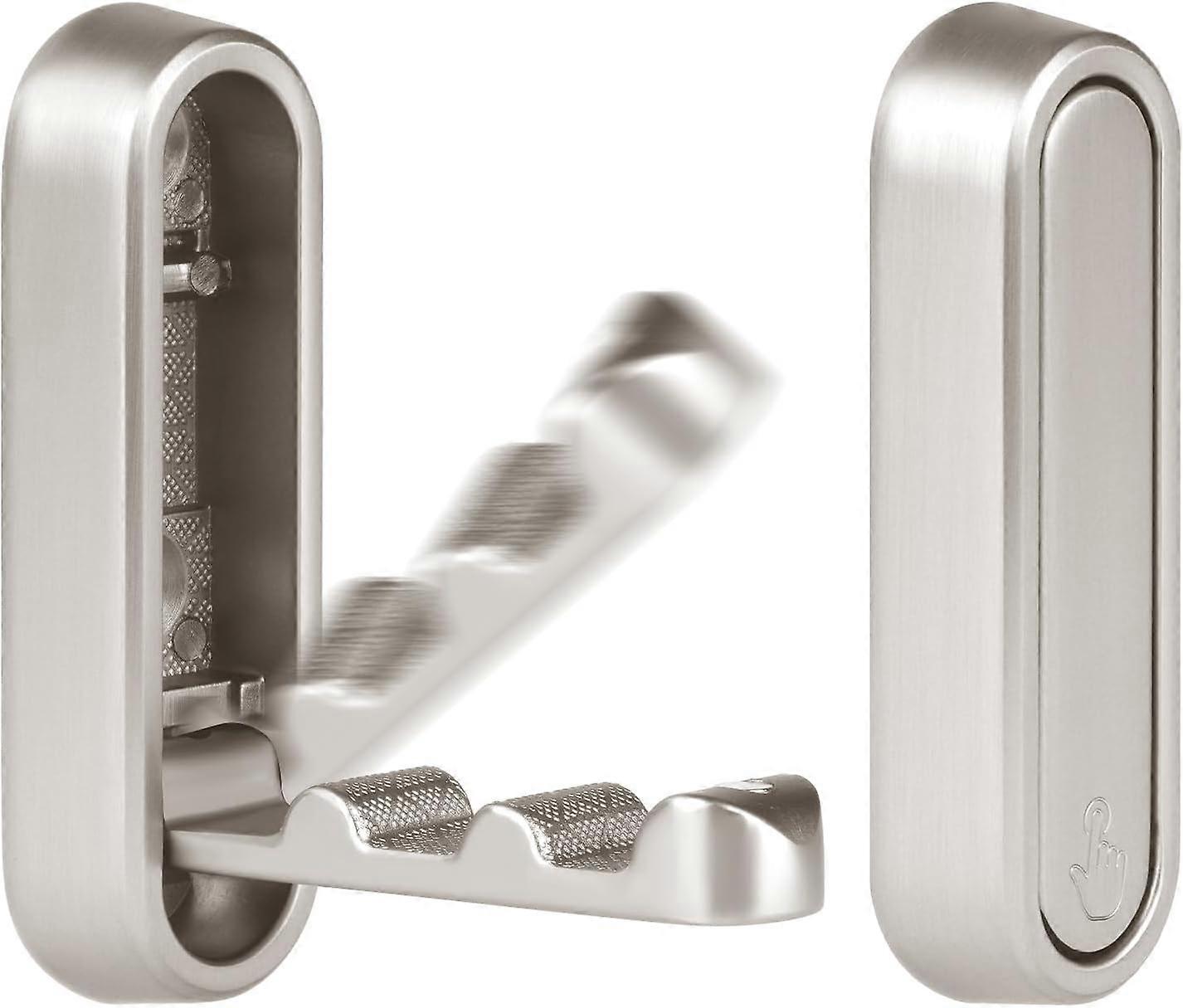 2-piece retractable wall mounted coat hooks, bathroom hooks