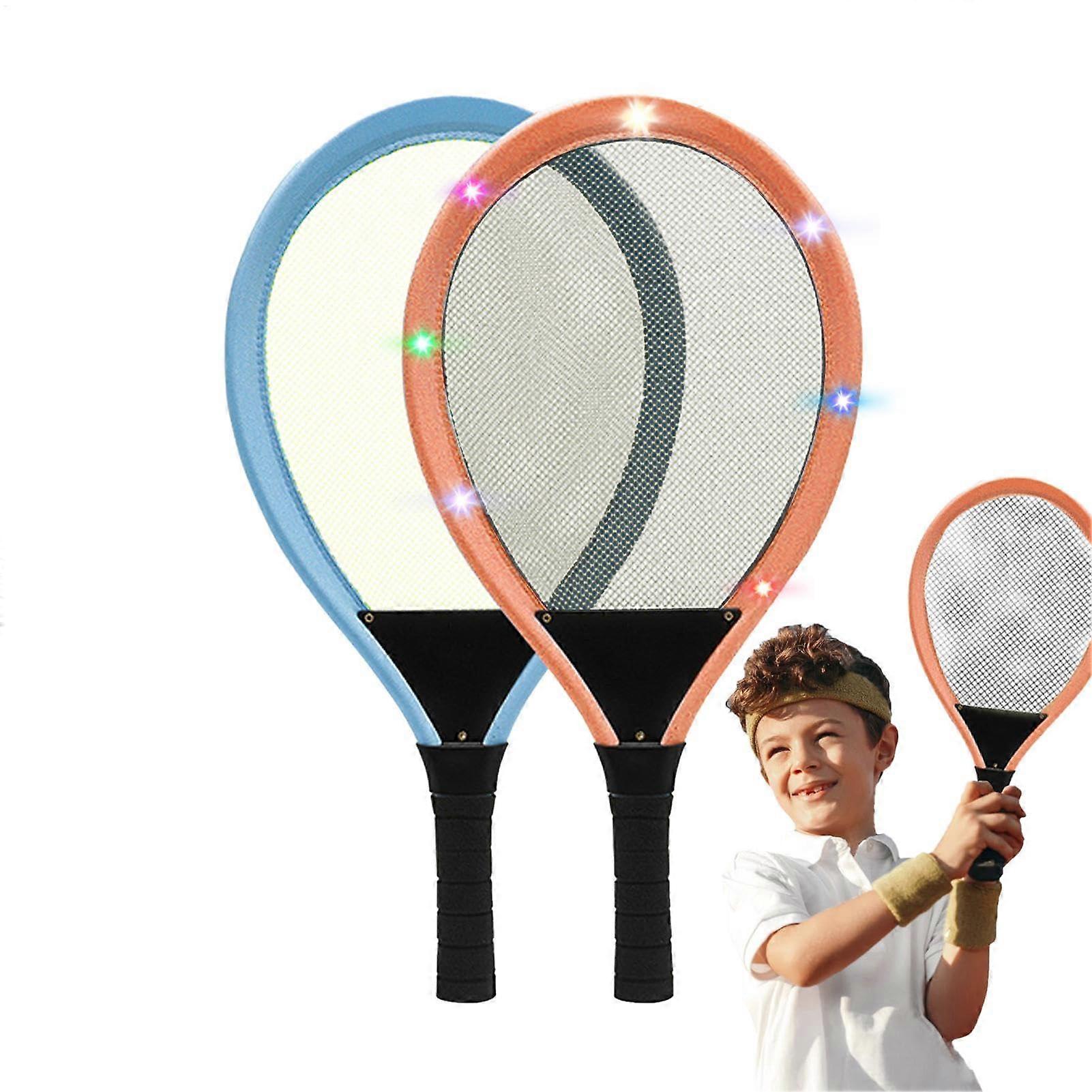 Luminous Badminton Racket with NonSlip Handle, Toy for and Adults