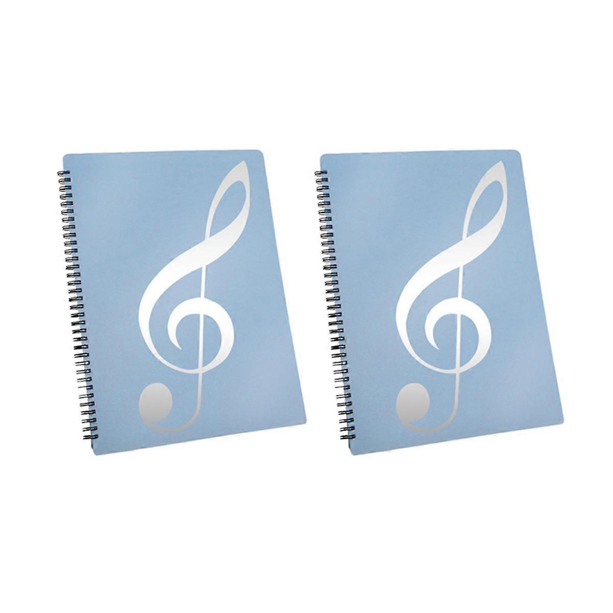 Sheet Music Folder, 60 Pages, Sheet Music/Holder,Fits Letter Size A4, Writable & Detachable Choir Fo