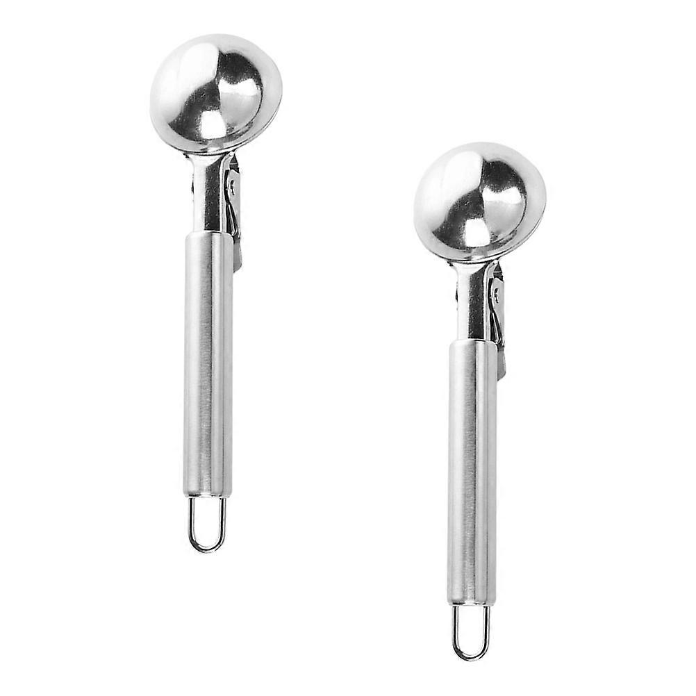 Food Scoops Home Use Simple Design Fruit Ball Making 20X5.2CM 2Pcs