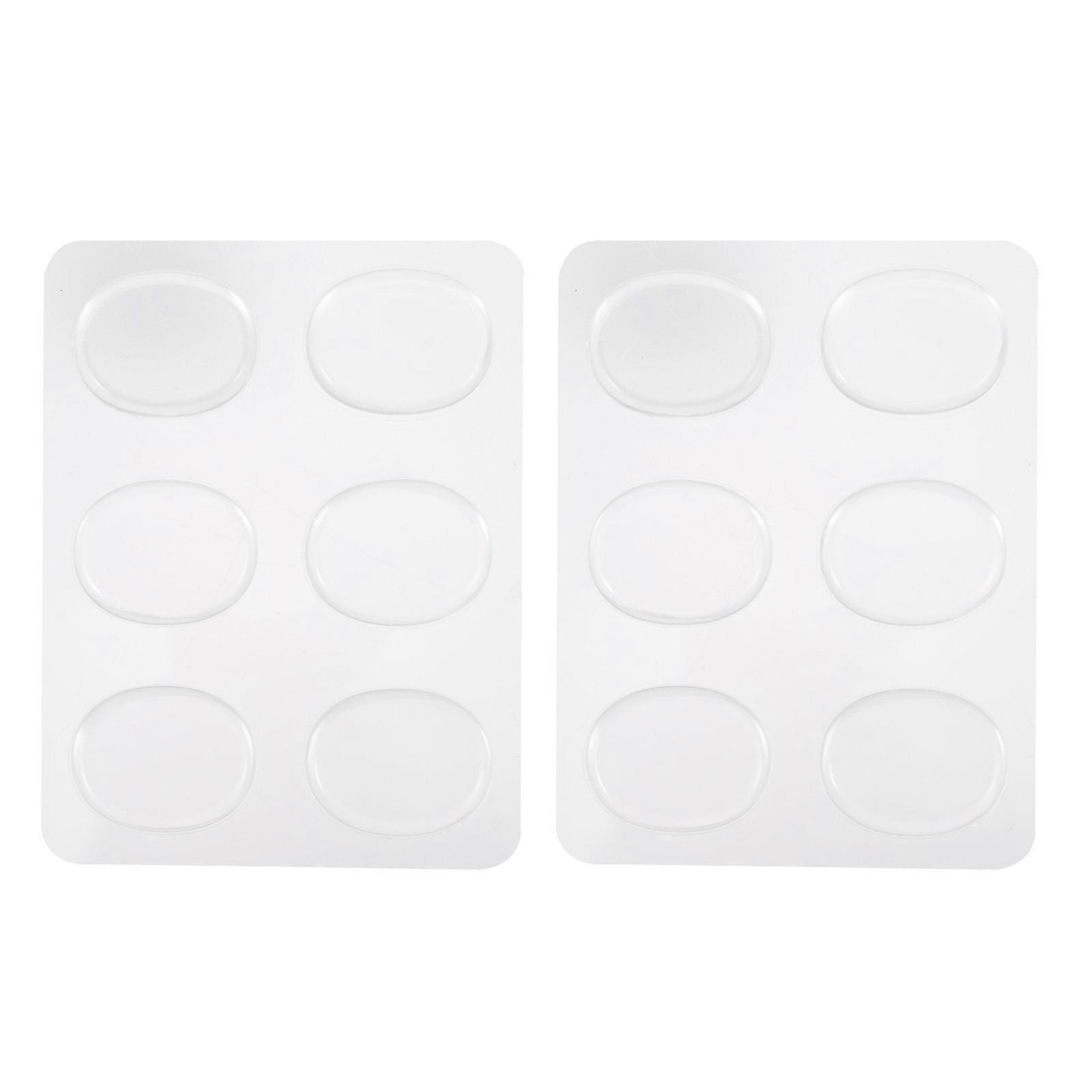 Drum Dampeners Silicone Pad For Drummers Volume Reduction 3 3X2 6X0 3CM 12Pcs