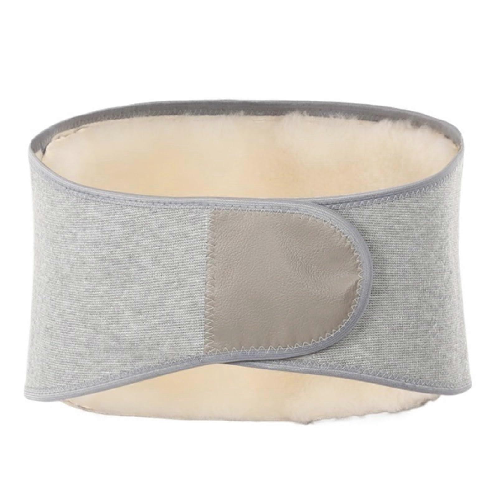 Back Support Belt for Sports, Thickened Plush Warm Belt for Men and Women, Winter Elastic Belt (Large)