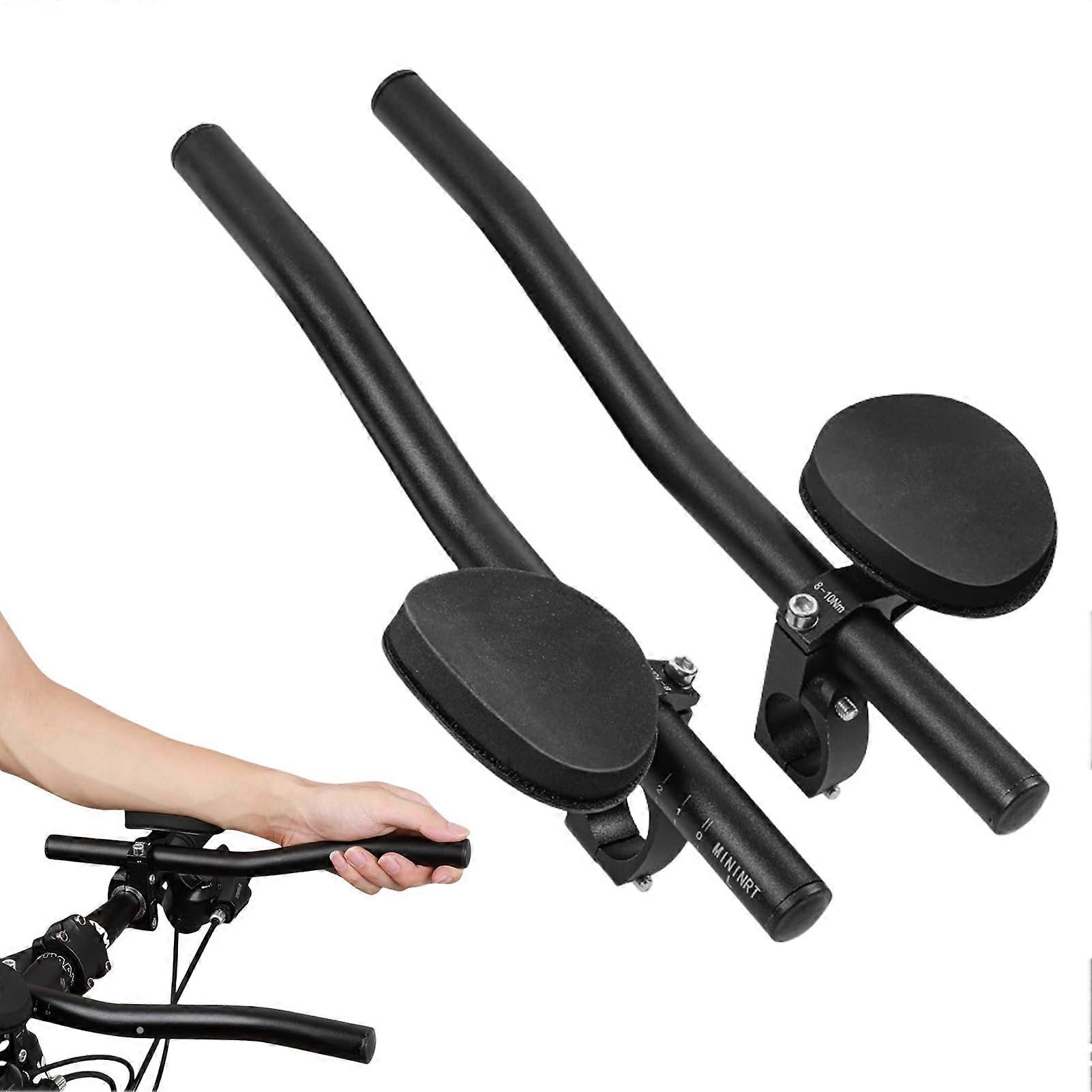 Tri Bars Time Trial Extension, Adjustable Carbon Alloy, Racing Grip, Cycling Posture Support