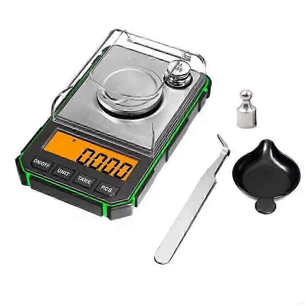 Portable Jewelry Scale Digital Precision Balance Electronic Scale 50g/0.001g with Calibration Support