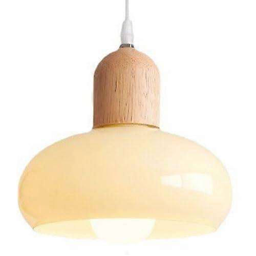 E27 Socket Single Head Glass Pendant Light, Modern Industrial Chandelier, Ceiling Lamp