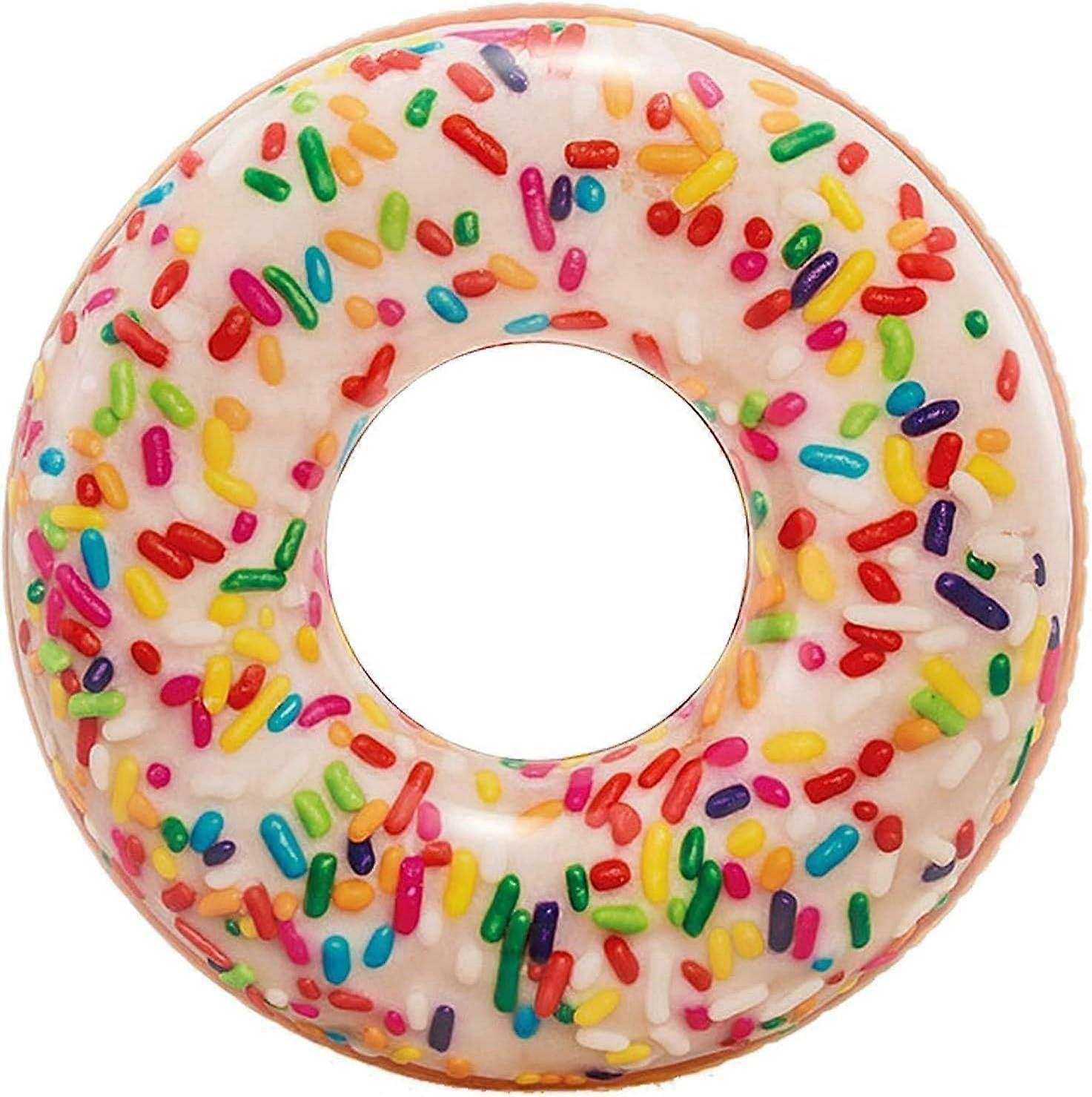 Inflatable mattress "Sprinkle Donut", 99 x 25 cm