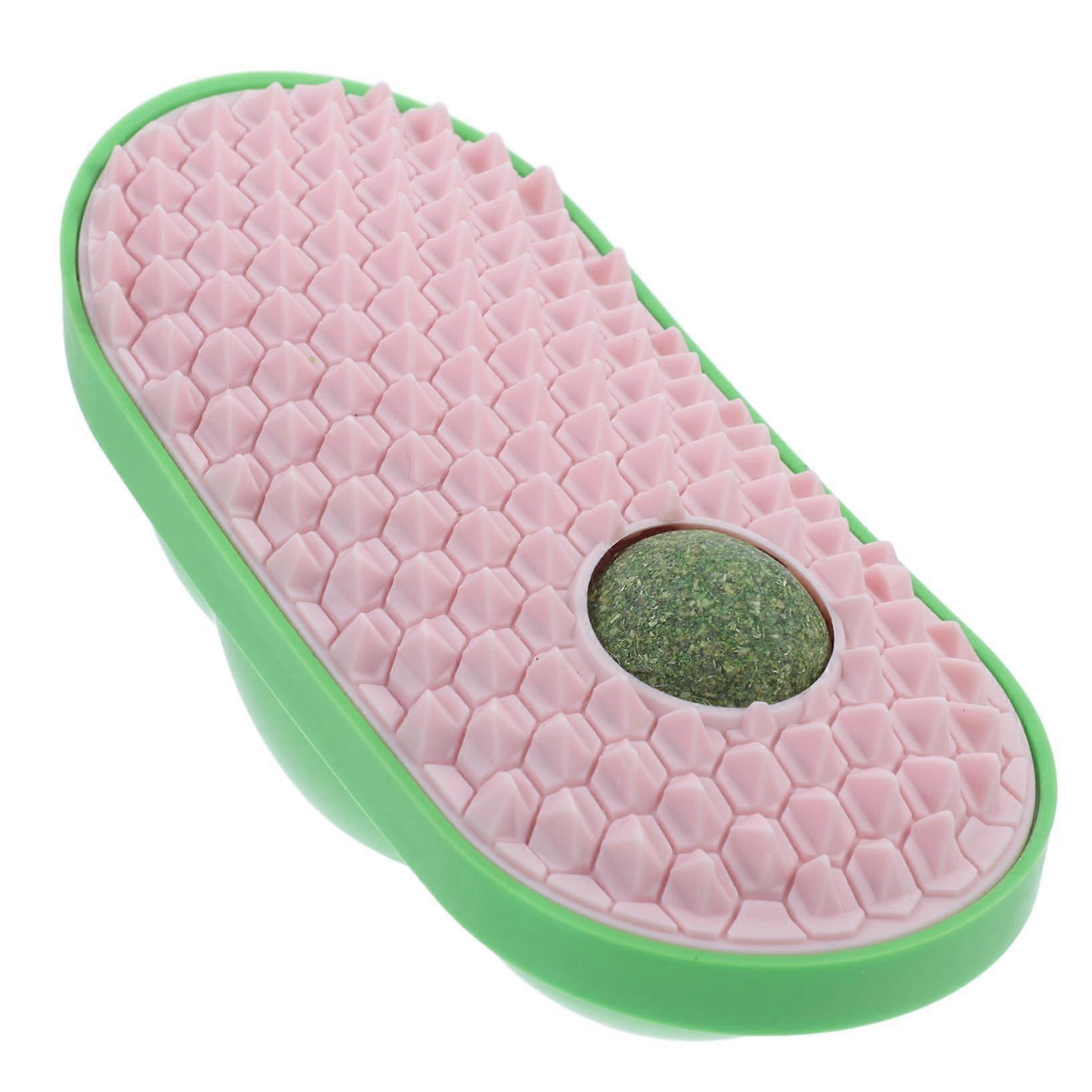 Cat Scratching Post with Cat Face Scratcher and Grooming Comb, Cat Corner Brush Wall Kit for Kitten Massage and Detangling