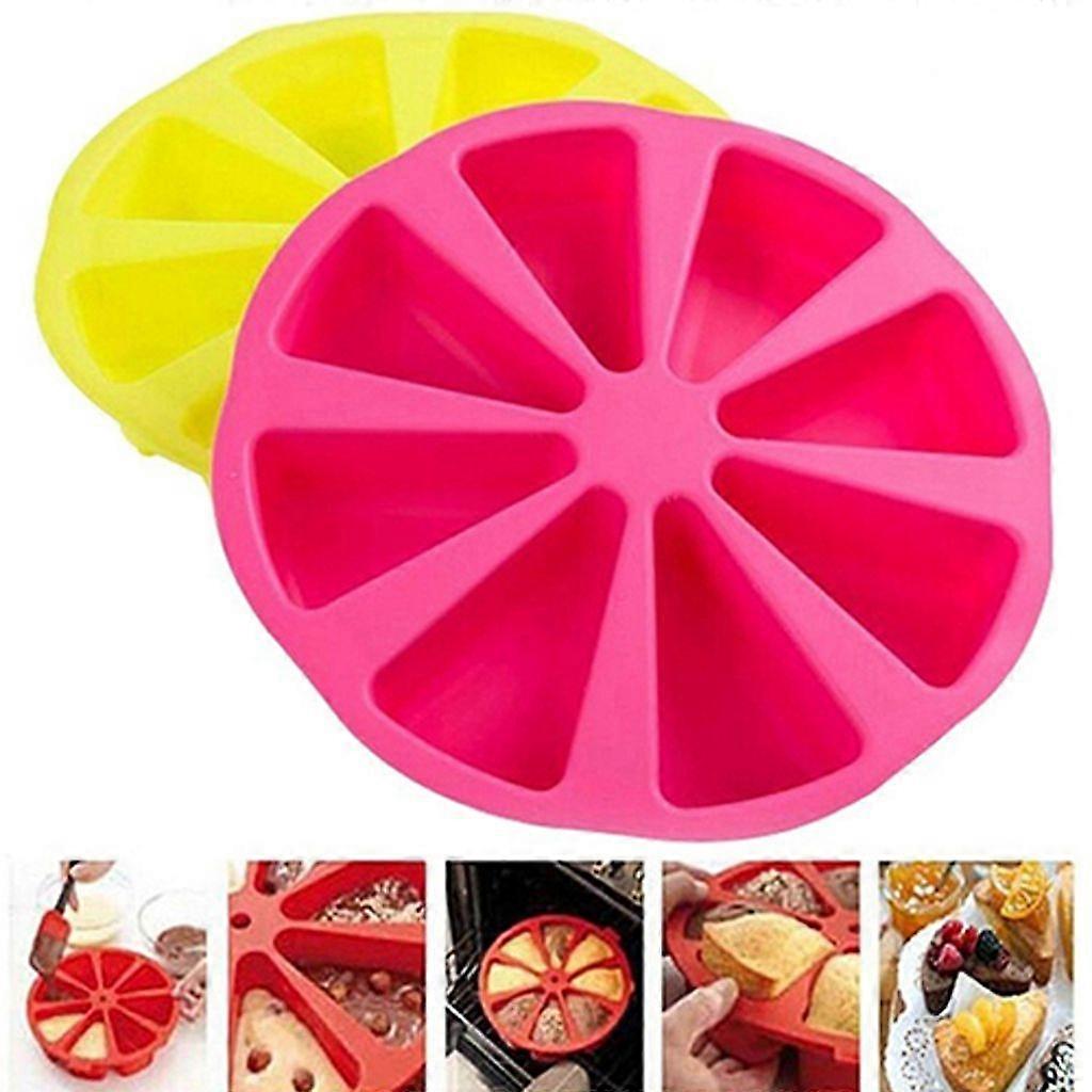 Silicone Baking Cake Pudding Jelly Muffin Cupcake Triangle Mold DIY Tools