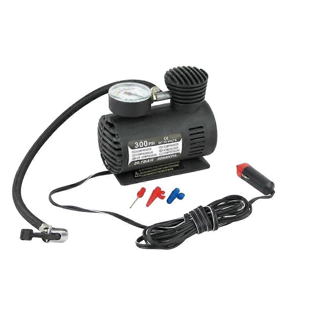 Compact Air Compressor Pump For Car Owners Black 1Pack