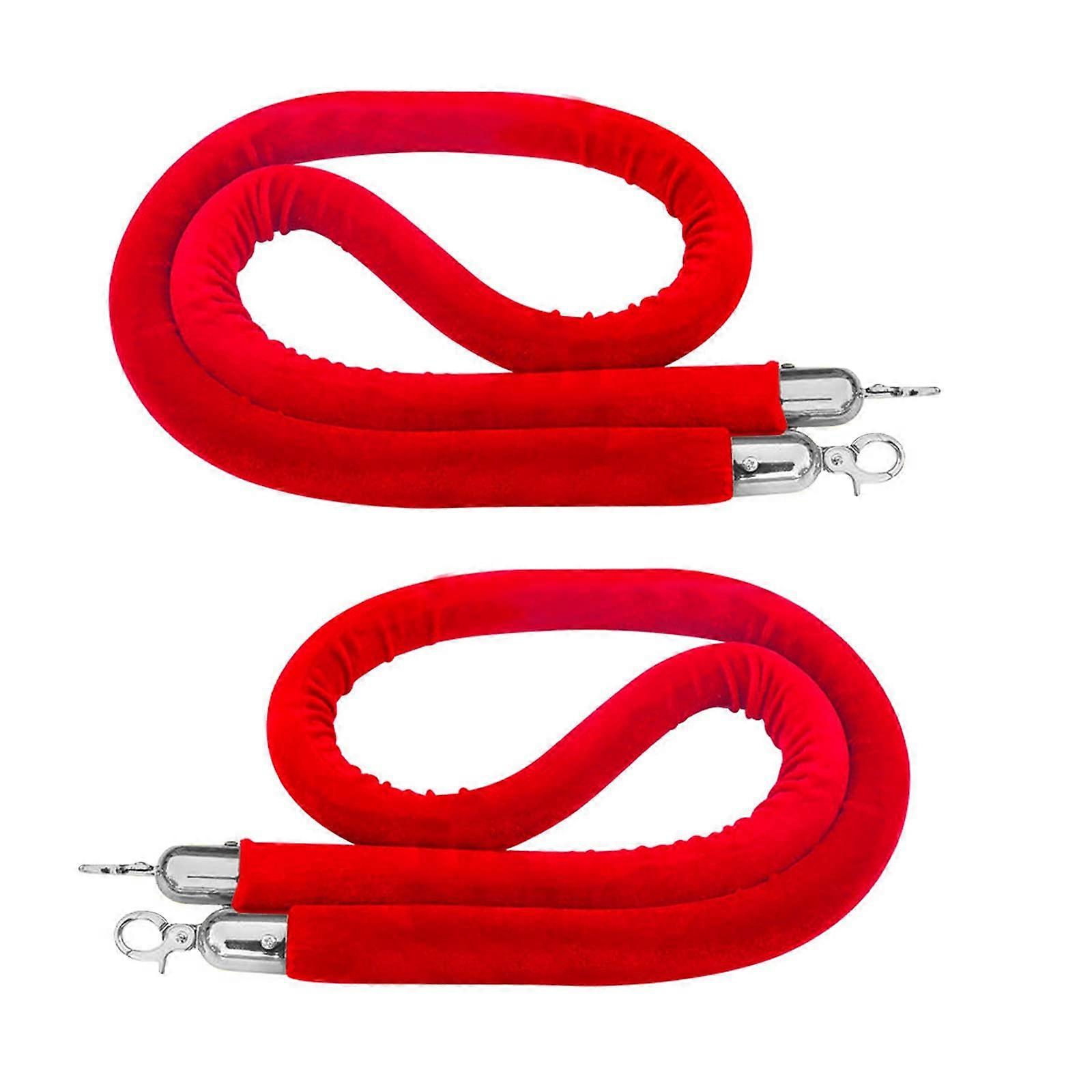 Corde barriera coda con ganci in argento, corda in velluto per eventi, film, matrimoni.