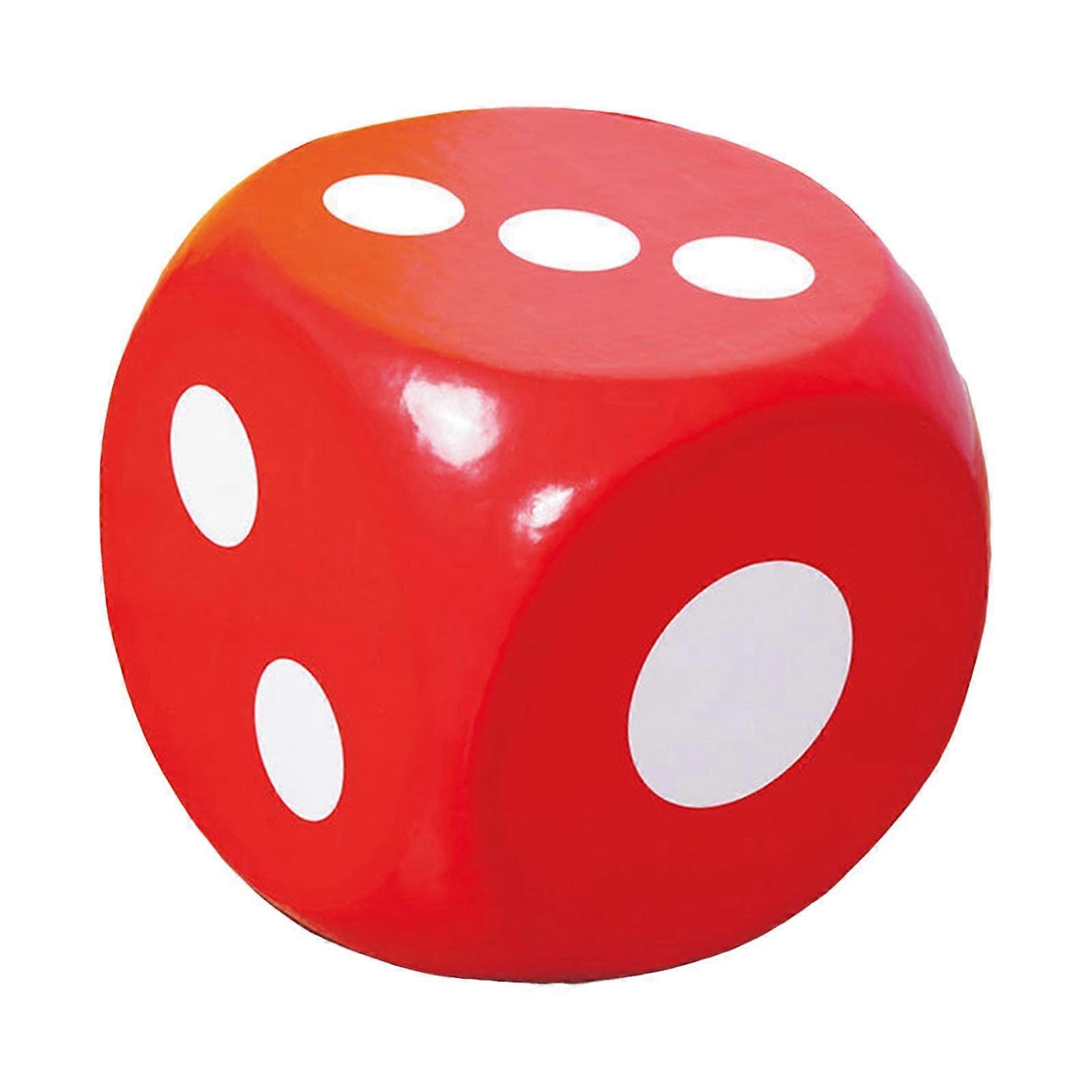 12 Inch 6-Sided Foam Dice Red For Classroom Use Educational Dice For Kids And Teachers