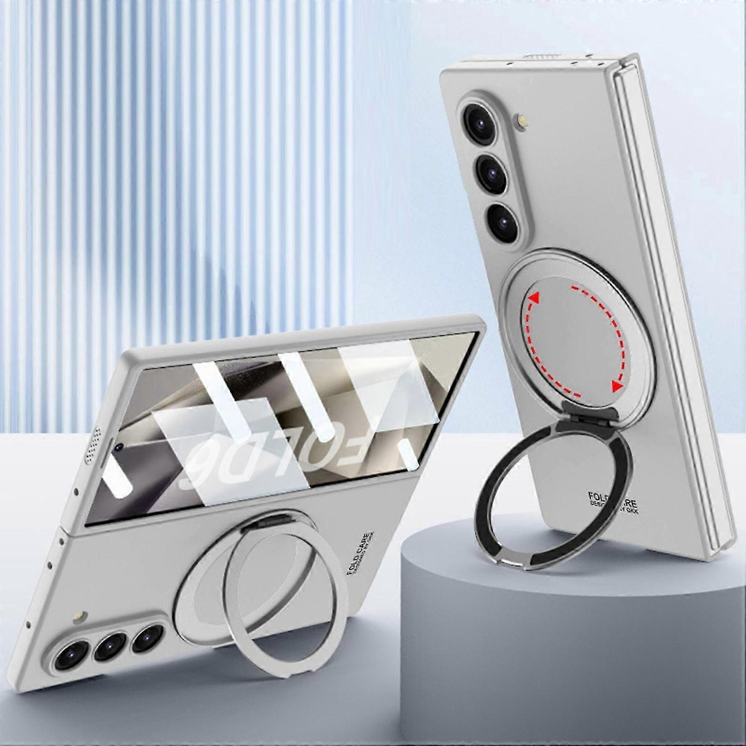 Magnetic Ring Stand for Samsung Galaxy Z Fold 6 Case Compatible with MagSafe, Military-Grade Shockpr