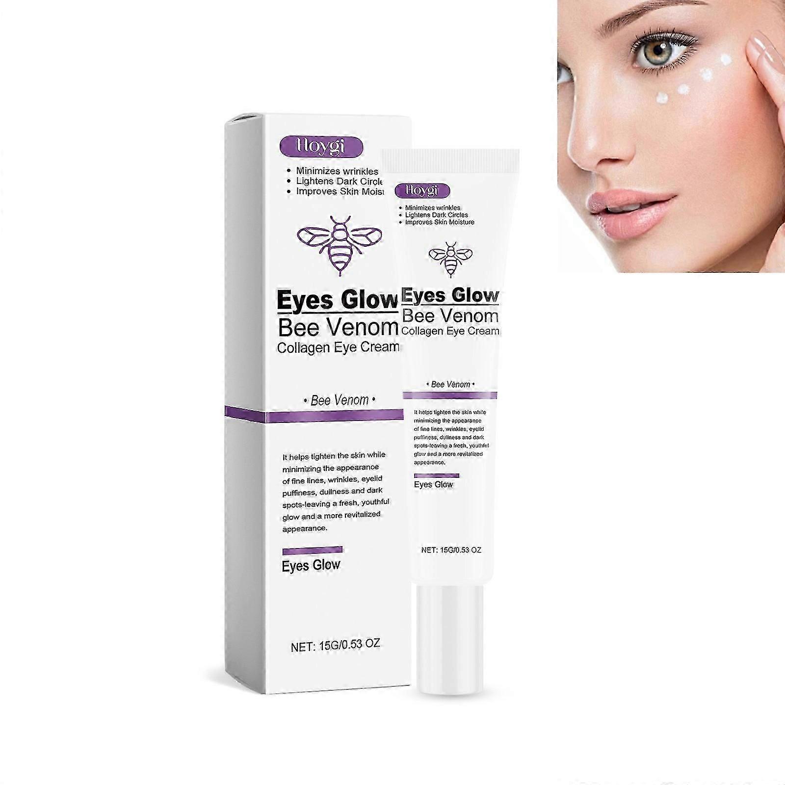 קרם עיניים קולגן, קרם עיניים נגד קמטים לעיגולים כהים ונפיחות, קרם אנטי אייג'ינג מתחת לעיניים מפחית שקיות מתחת לעיניים קמטוטים