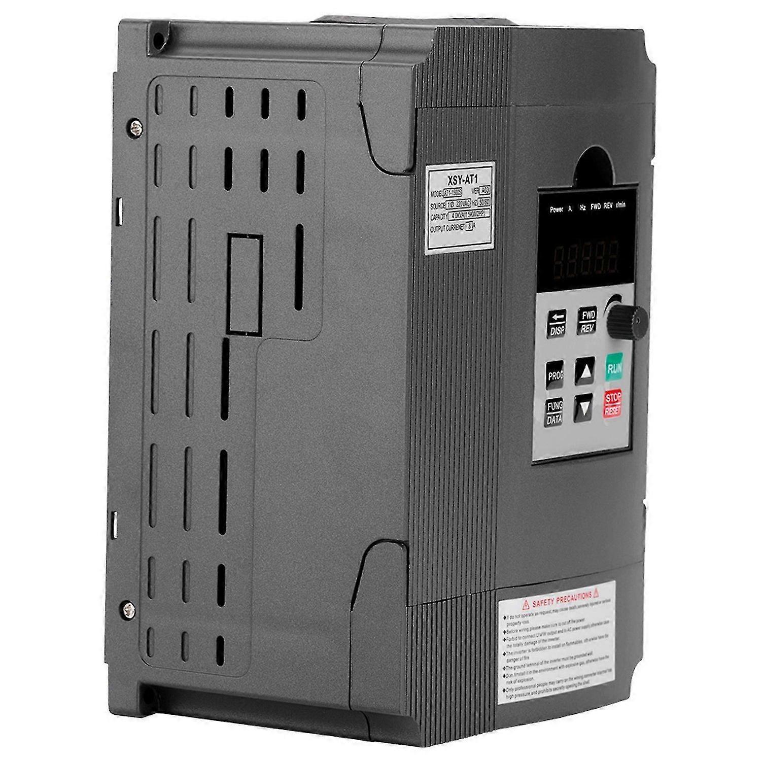 220V Singlephase Variable Frequency Drive VFD Speed Controller for 3phase 1.5kW AC Motor