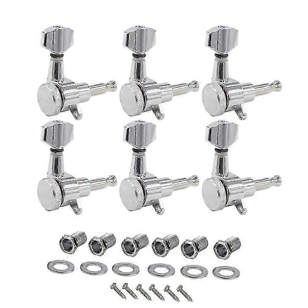 Guitar Locking Tuners String Tuning Pegs Machines Heads Set for Fender Stratocaster Telecaster Guita Edition 0708