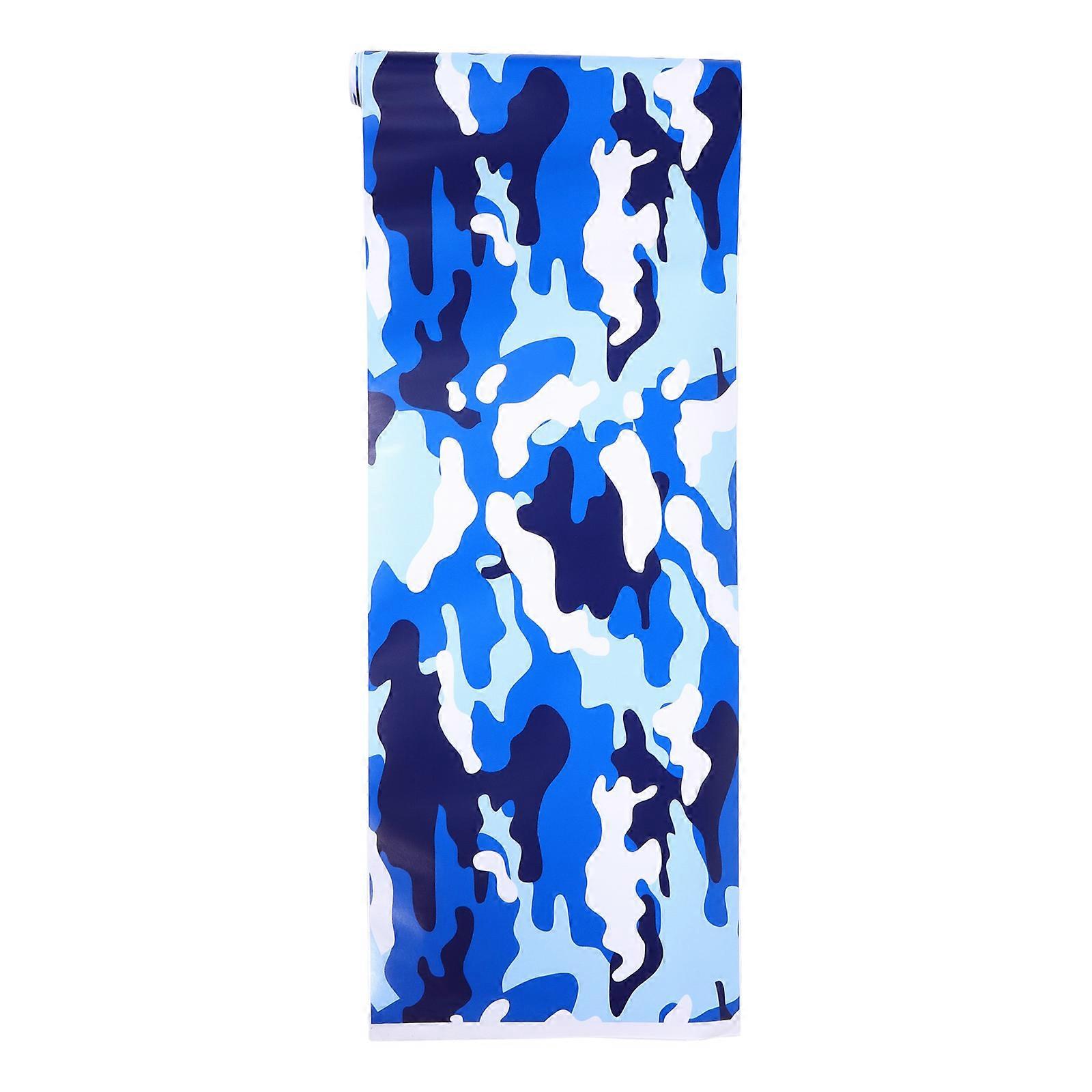 Car Film Wrap Camouflage Graffiti Yellow Vehicle Transformation Adhesive 1Pcs