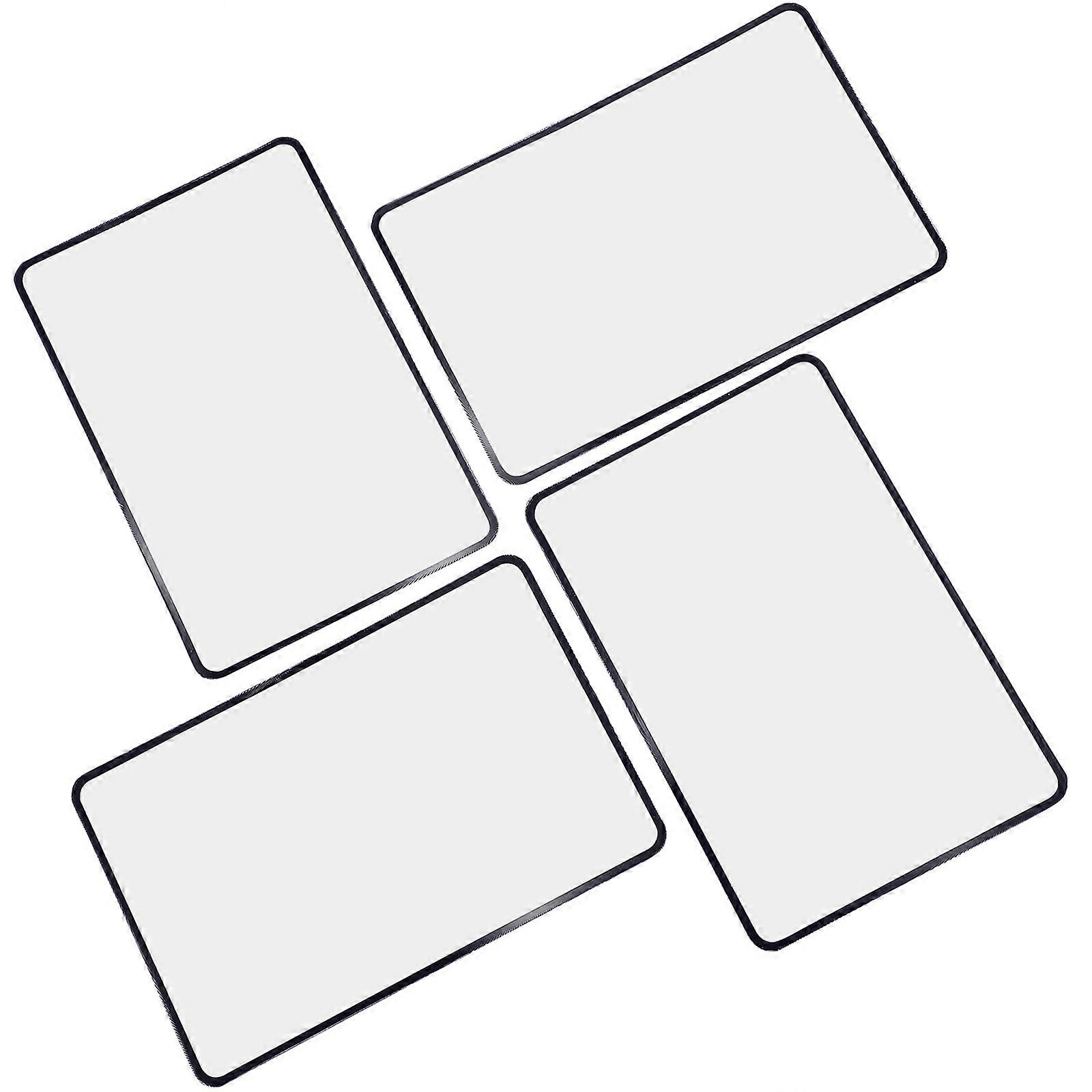 Hand Held Reading Magnifier Seniors Books Maps Small Objects 4Pcs