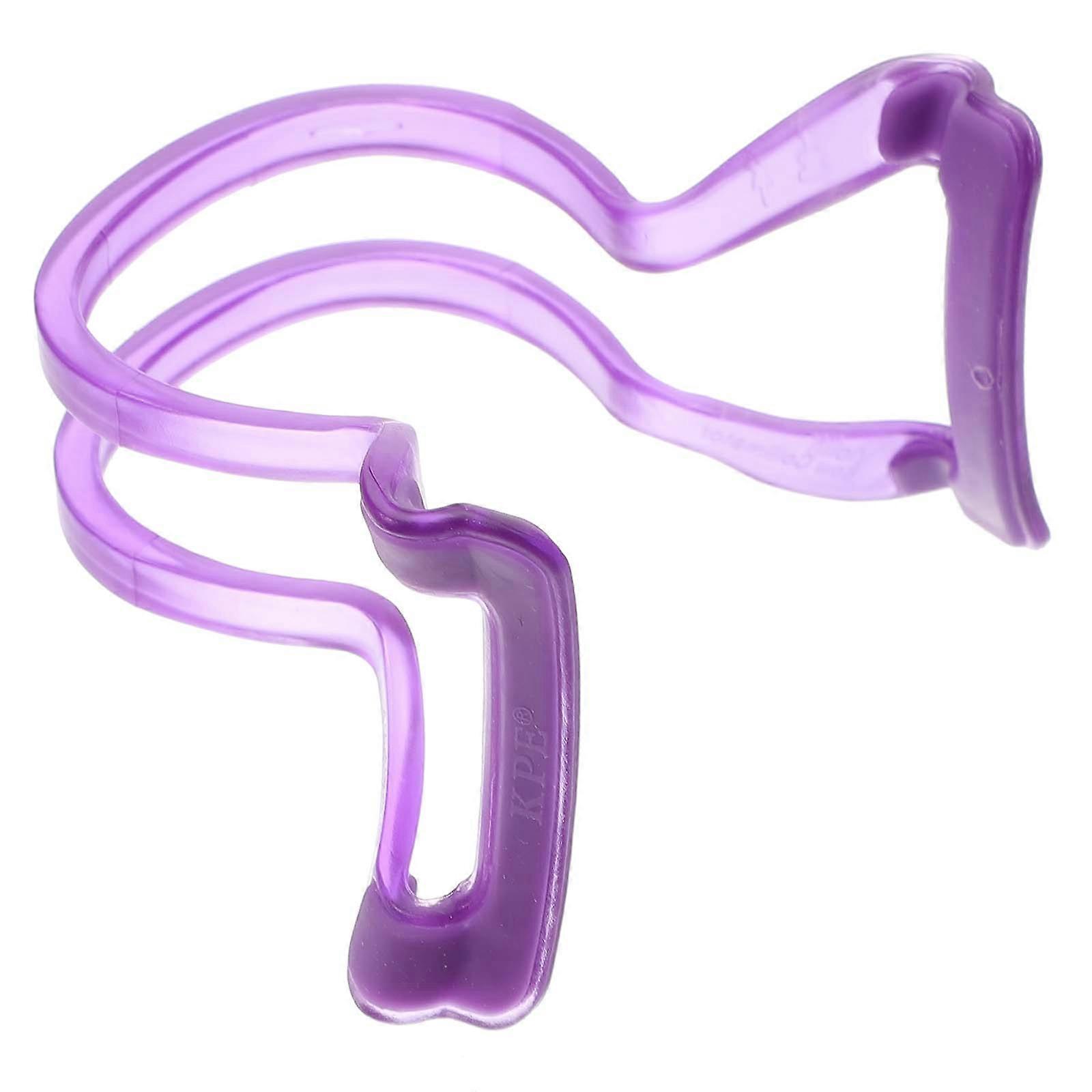 Corector de arcuș de vioară Ajustor profesional pentru începători Corecția posturii violet 7.7x7x4.9cm 1Buc