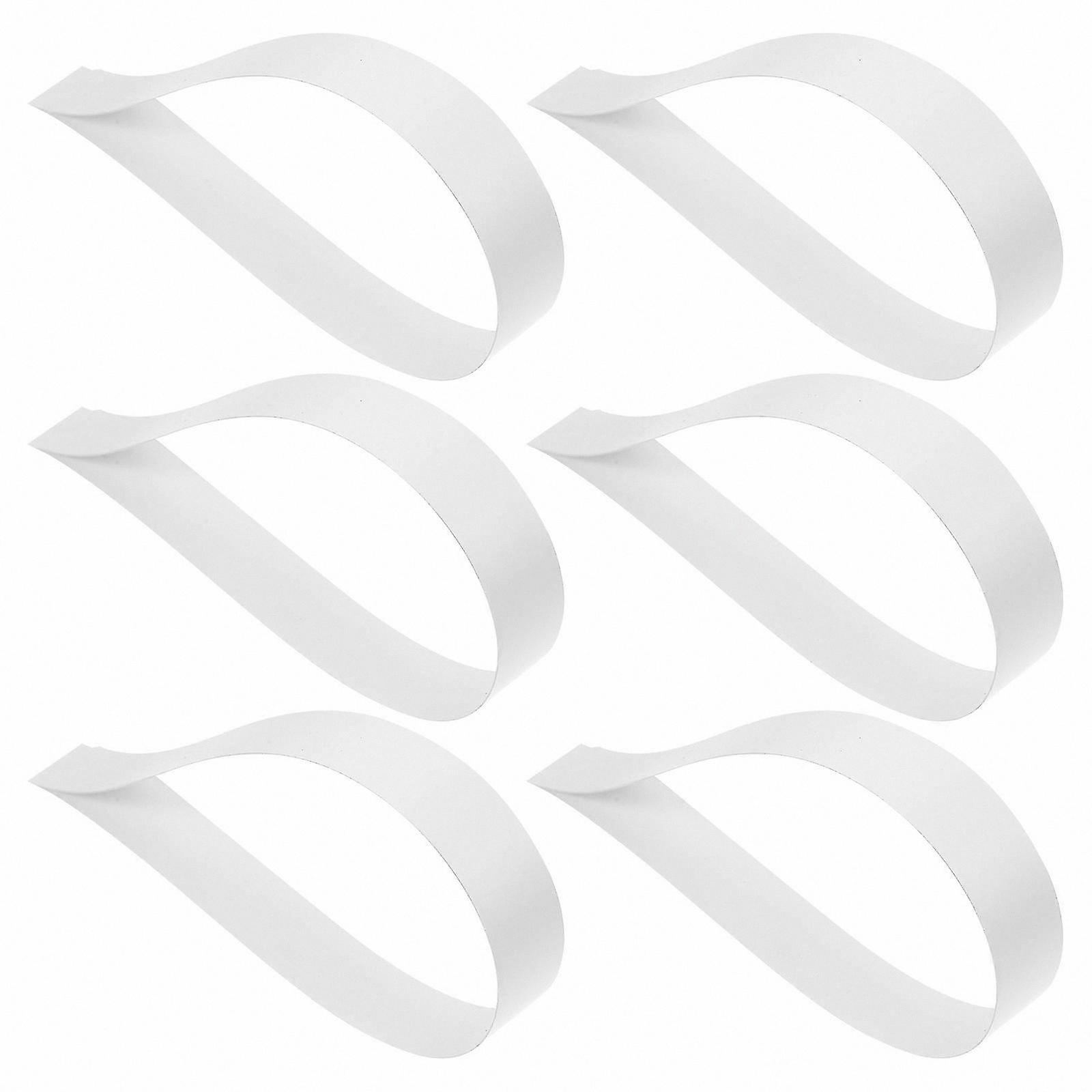 6 Pieces Drum Wire Installation Kits Spring Steel Snare Mounting Straps for Percussion Instruments