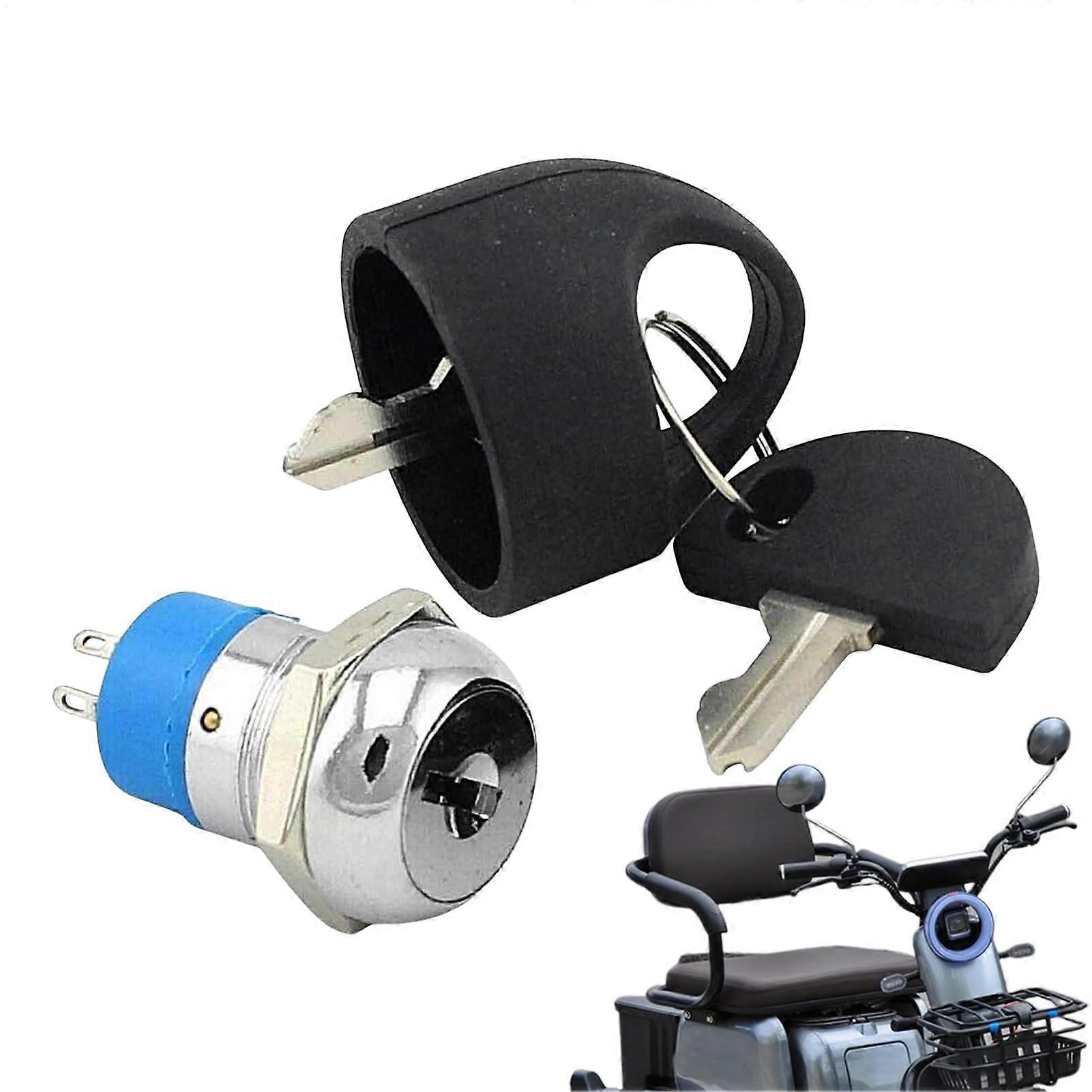Electric Scooter Ignition Switch | Zinc Alloy Start-Stop Parts for Commuters, Outdoor Use, and Workshop Compatibility