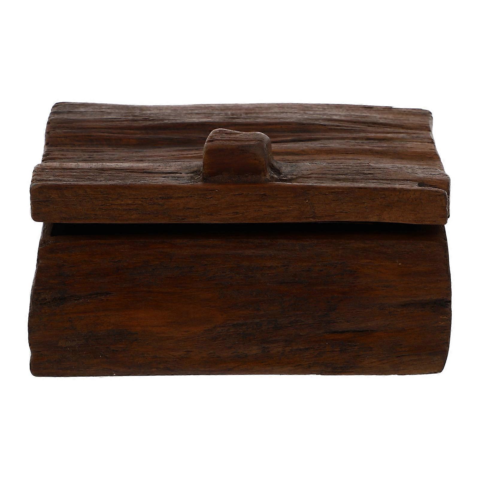 Brown Synthetic Jewelry Box Organizer for Storage with Creative Design 70.0cm x 30.0cm x 15.0cm