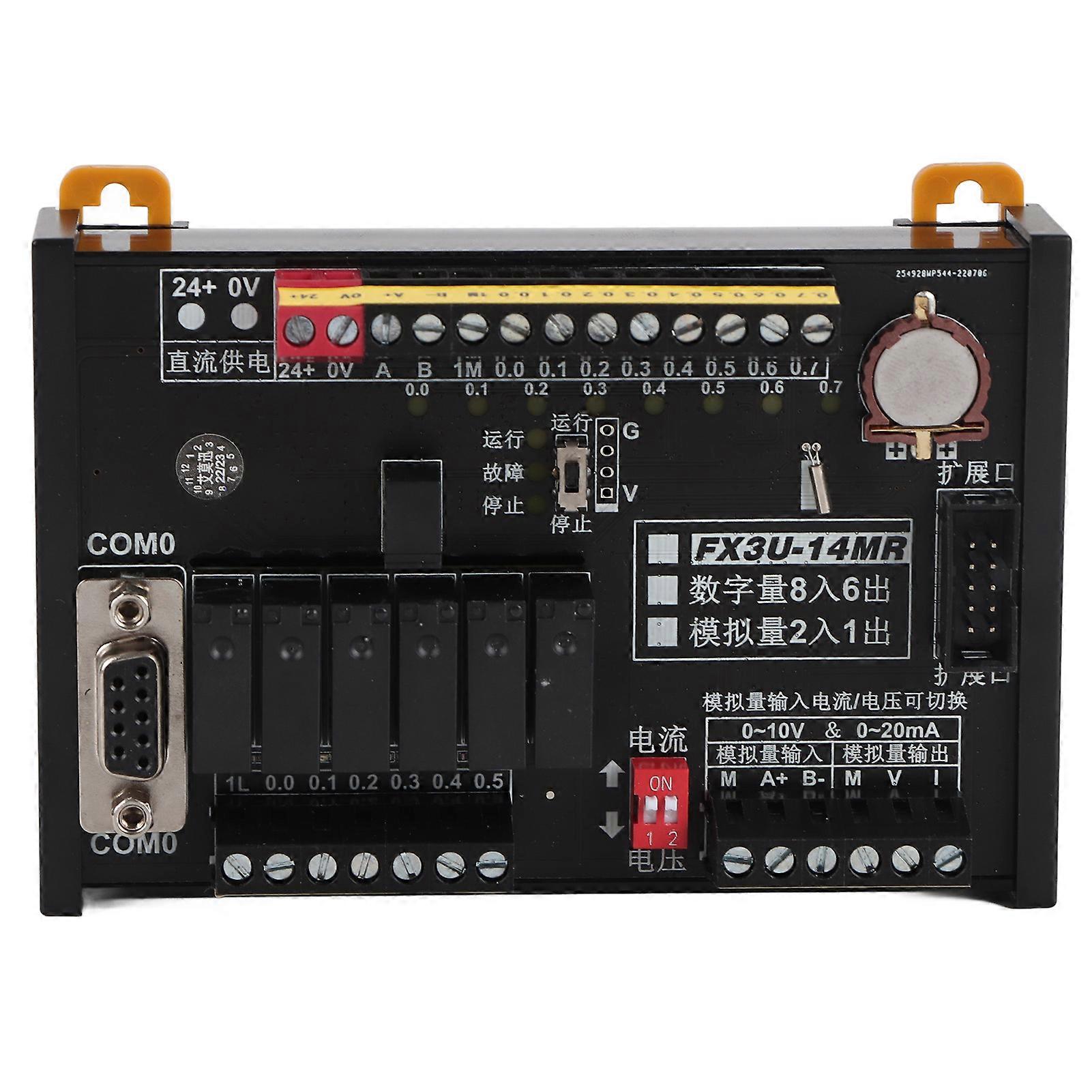 Programmable Logic Controller PLC Industrial Control Board Module with Analog FX3U‑14MR 24V