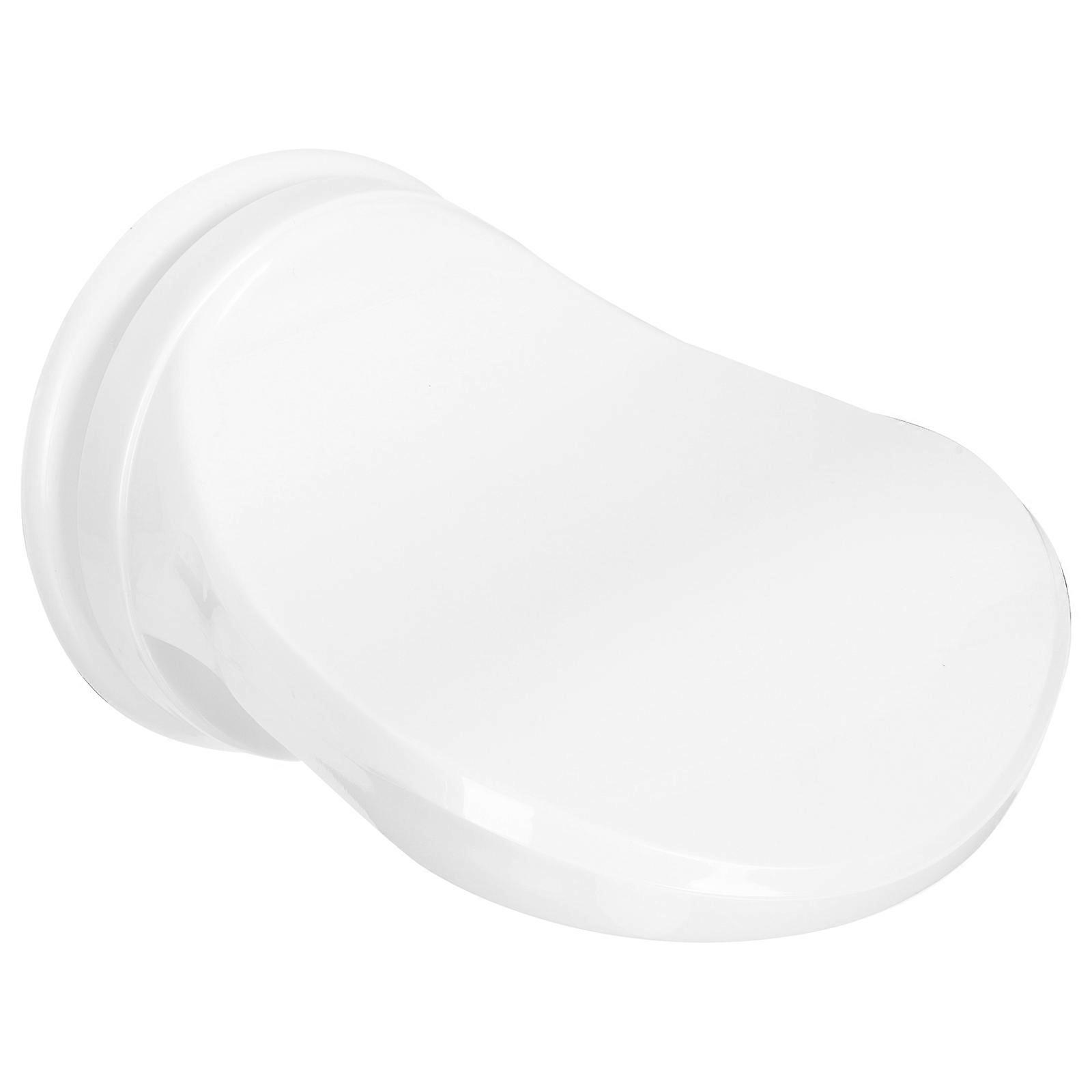 White Plastic Feet Rubbing Pedal for Home Use with Strong Suction and Anti Skid Design 1pc