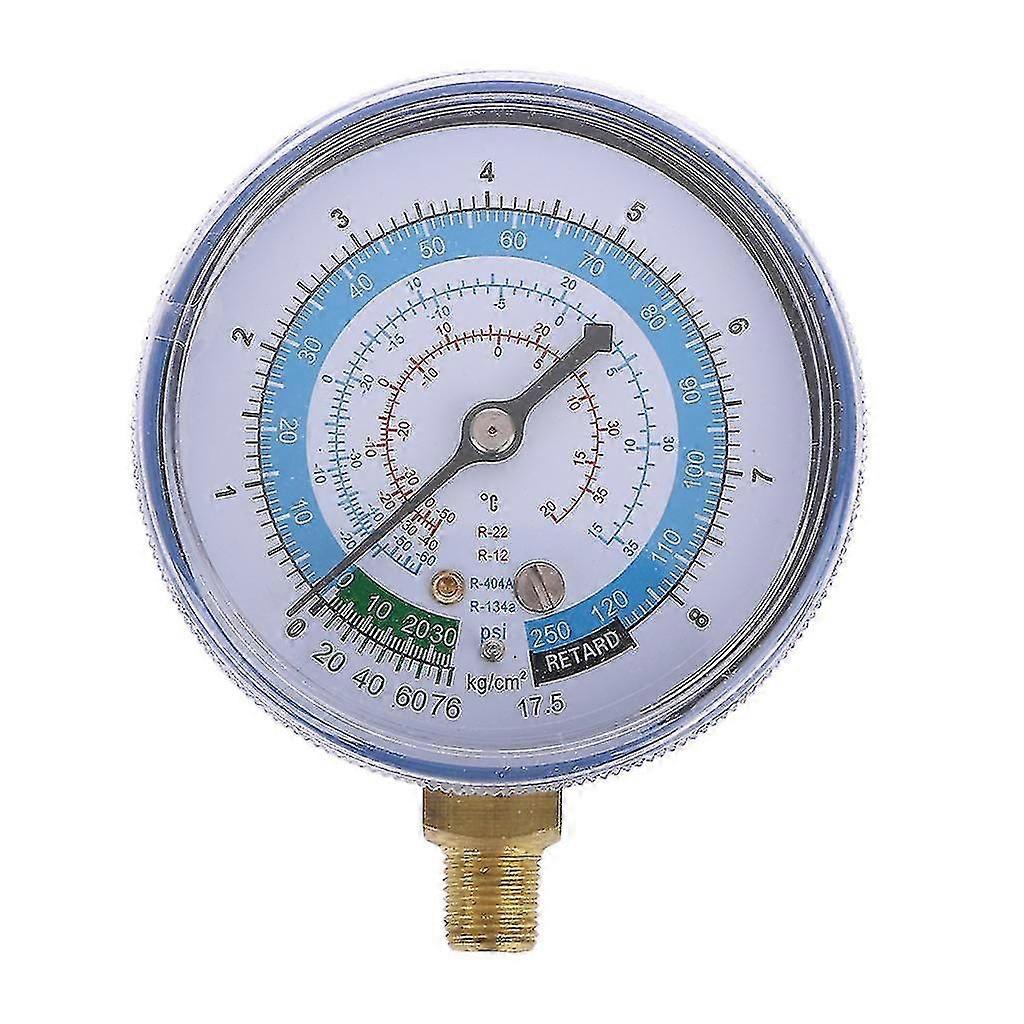 New Air Conditioner R404 R134a R22 Refrigerant Low Pressure Gauge Psi Kpa Blue