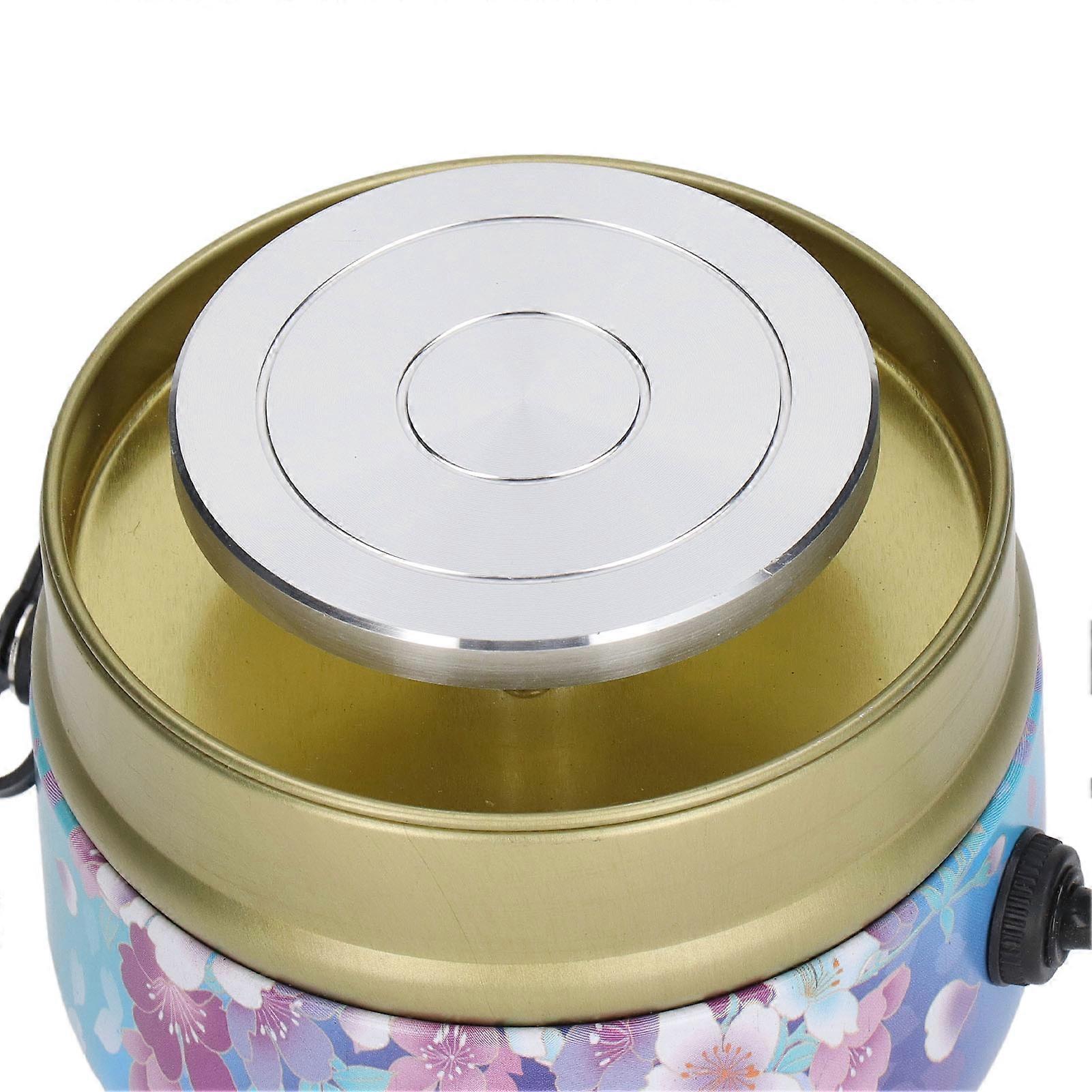 Mini Electric Pottery Wheel Metal CW CCW Adjustable Stepless Speed Mini Pottery Forming Machine for DIY 100‑240V EU Plug