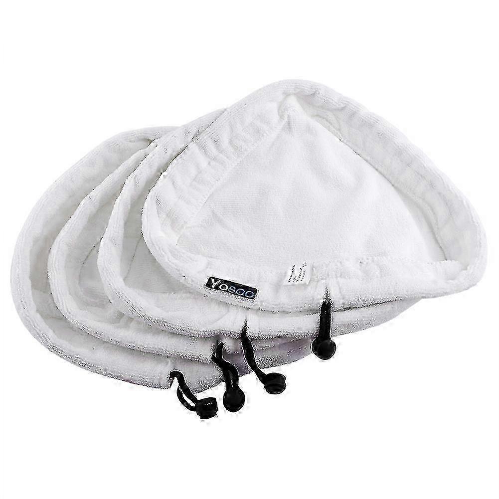 AURA 4pcs Steam Cleaner Mop Pads Replacement Microfiber for (Triangular) Cleaning