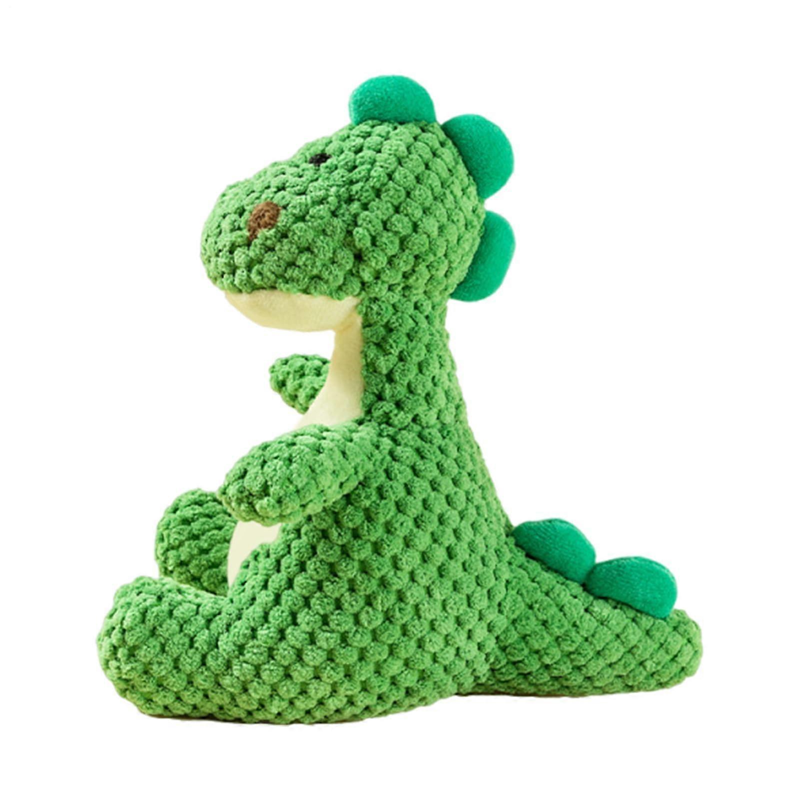 Squeaky dog toy, antistress plush dinosaur, dog chew toy for aggressive chewing