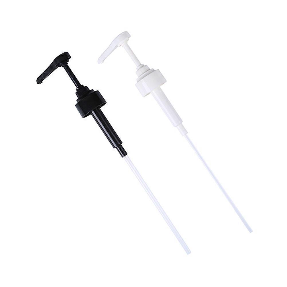 Assorted Color Press Pump Head for Kitchen Use Safe and Long Nozzle 2pcs