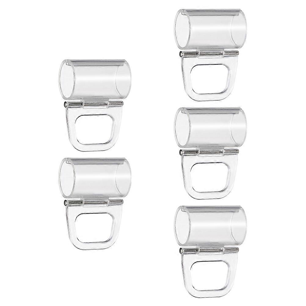 Window Shade Clips Plastic Blind Cover Accessories Office Use Simple and Elegant Design Cordless Operation 5Pcs